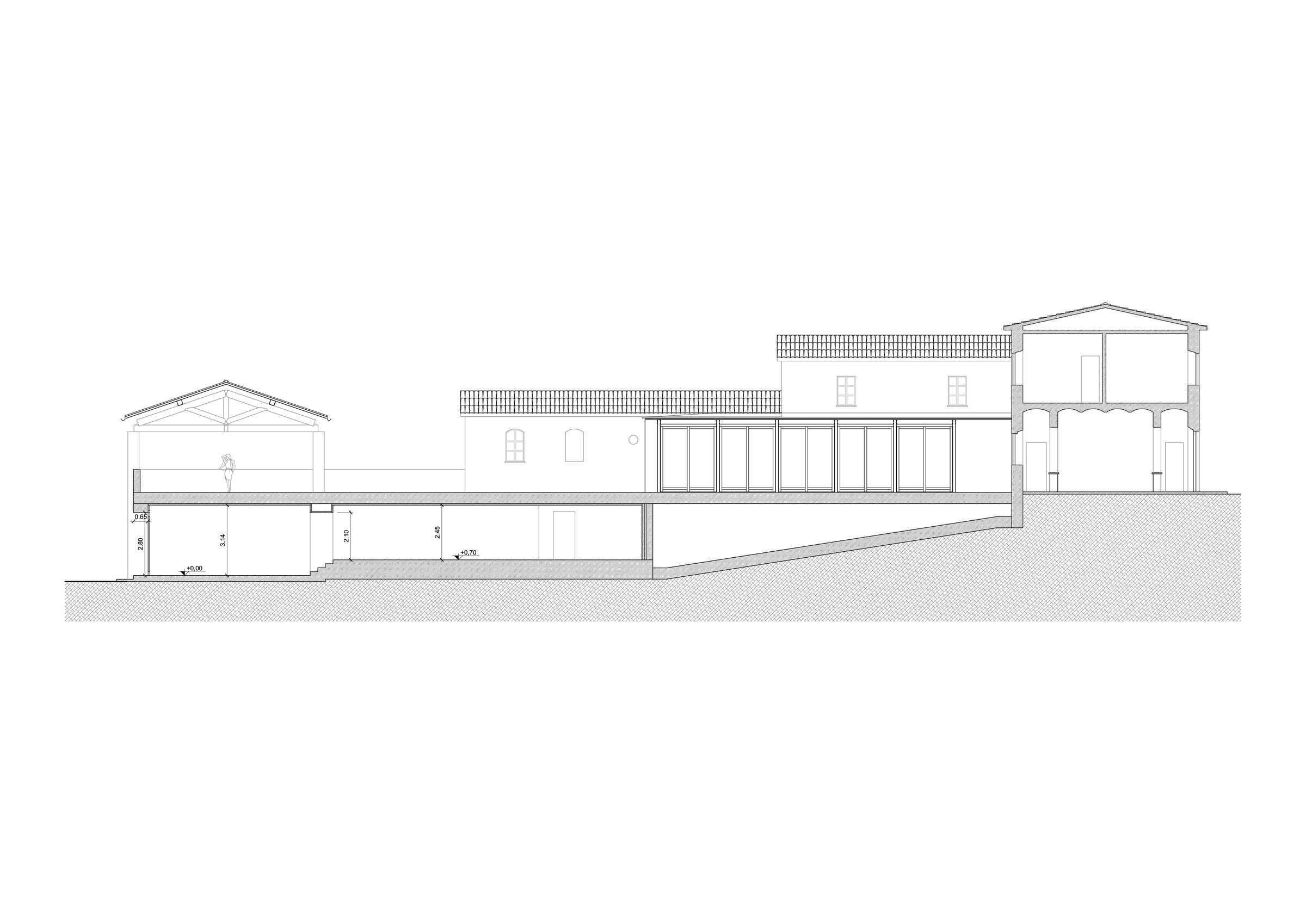 Section on the restaurant and patio