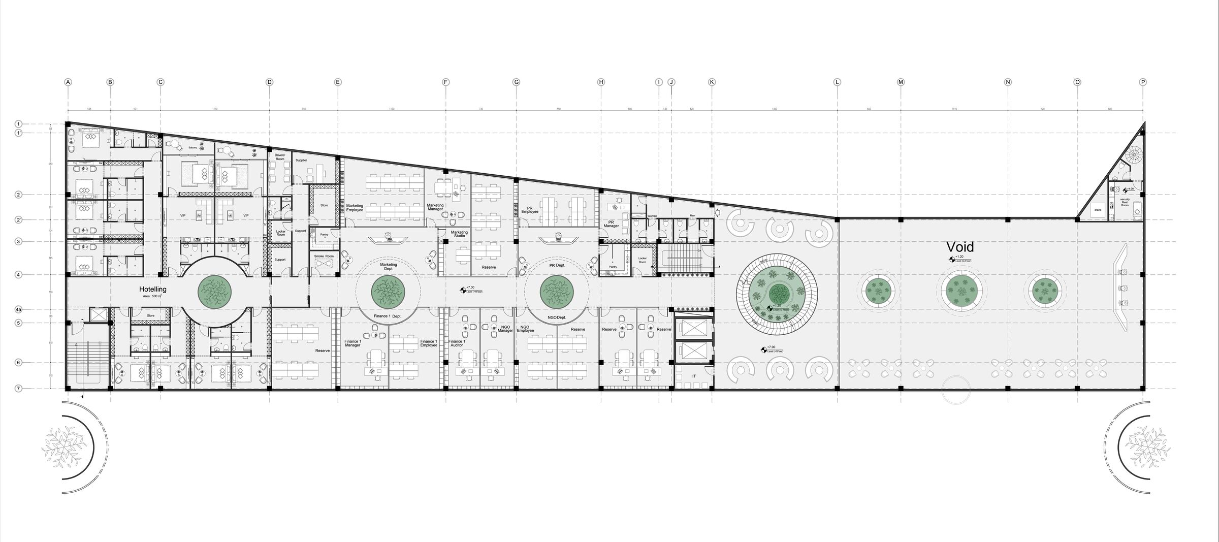 +1 Floor drawing