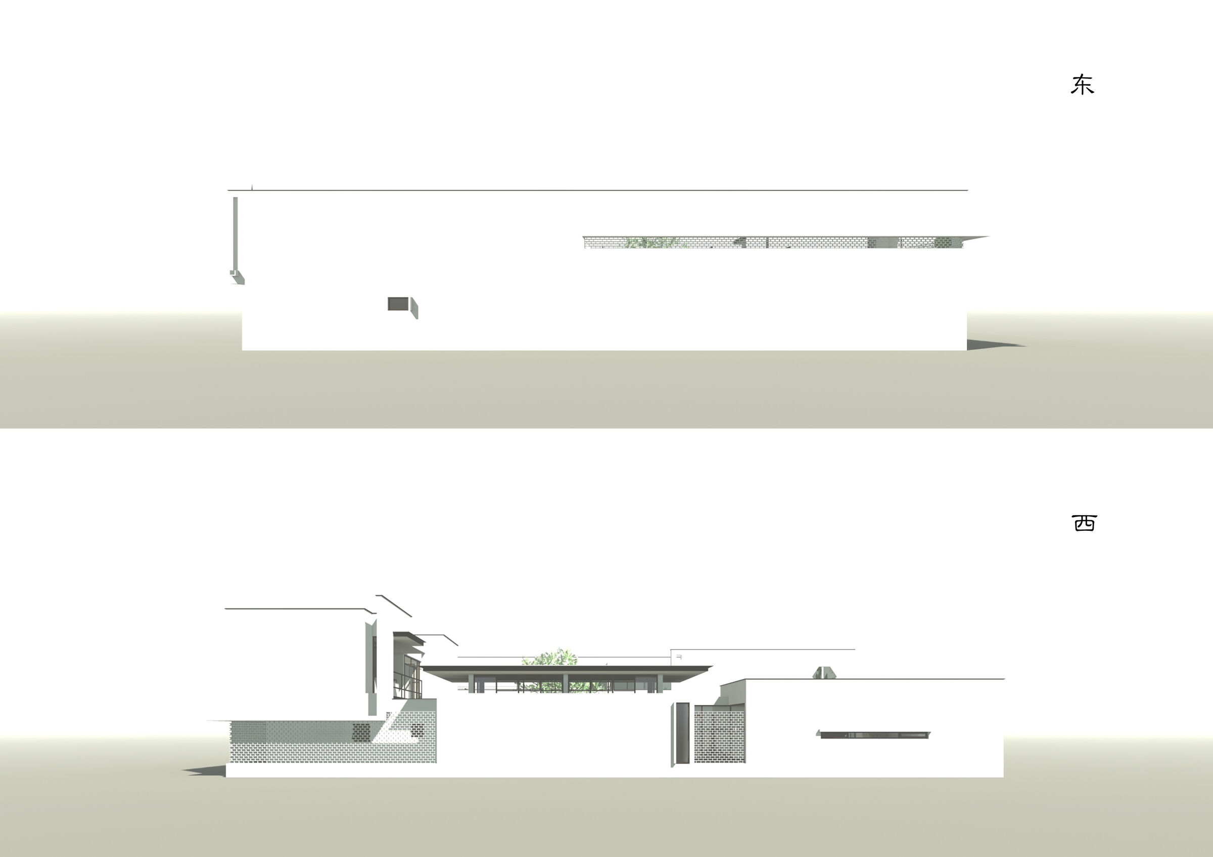 East and West Elevation