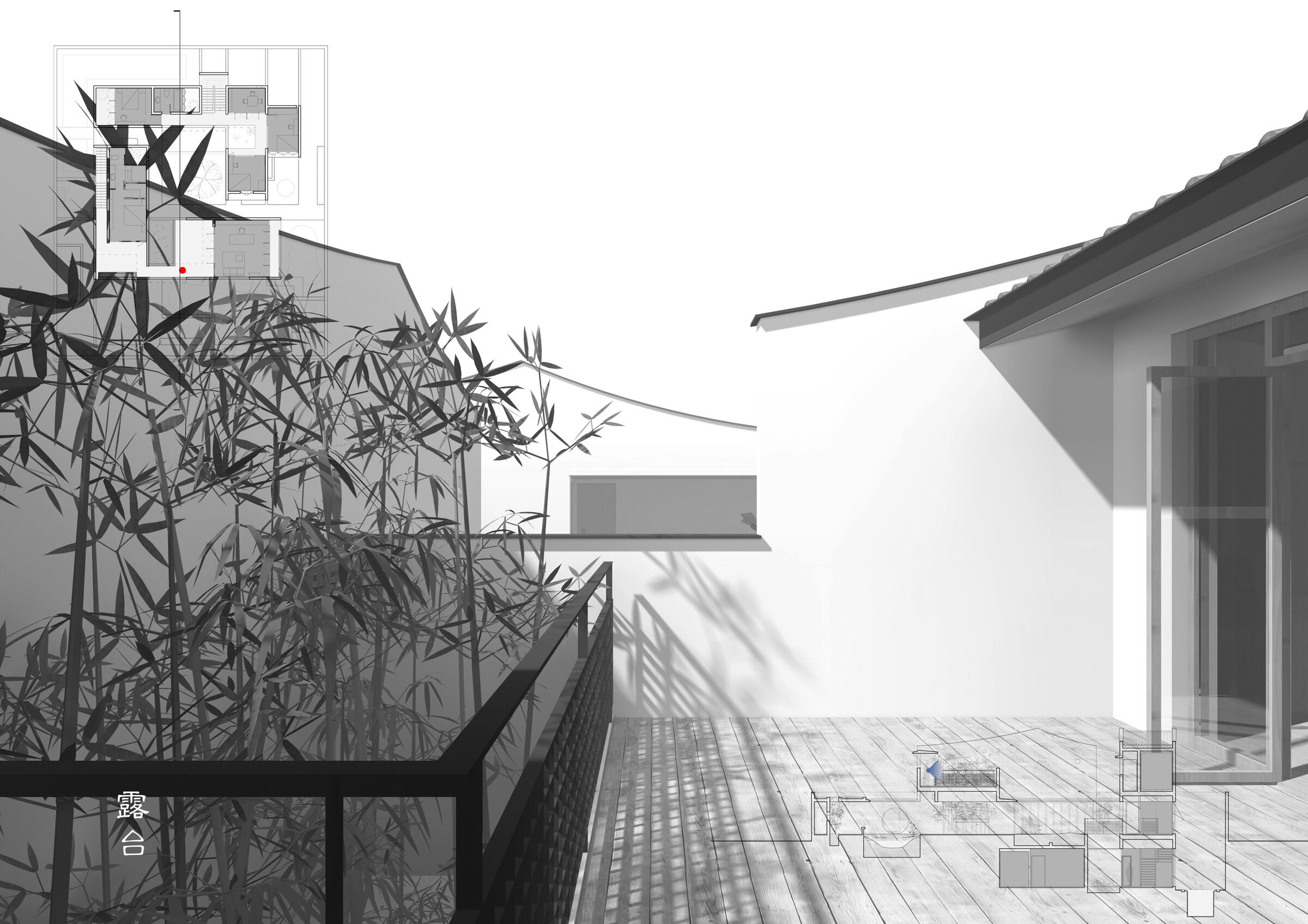 Terrace of study