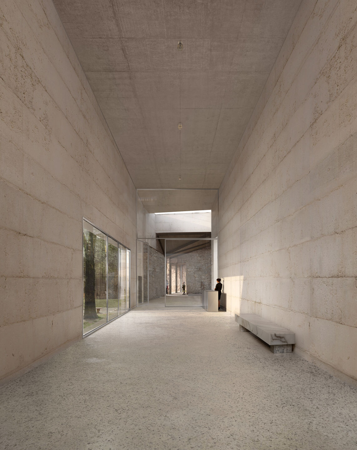 The new foyer
