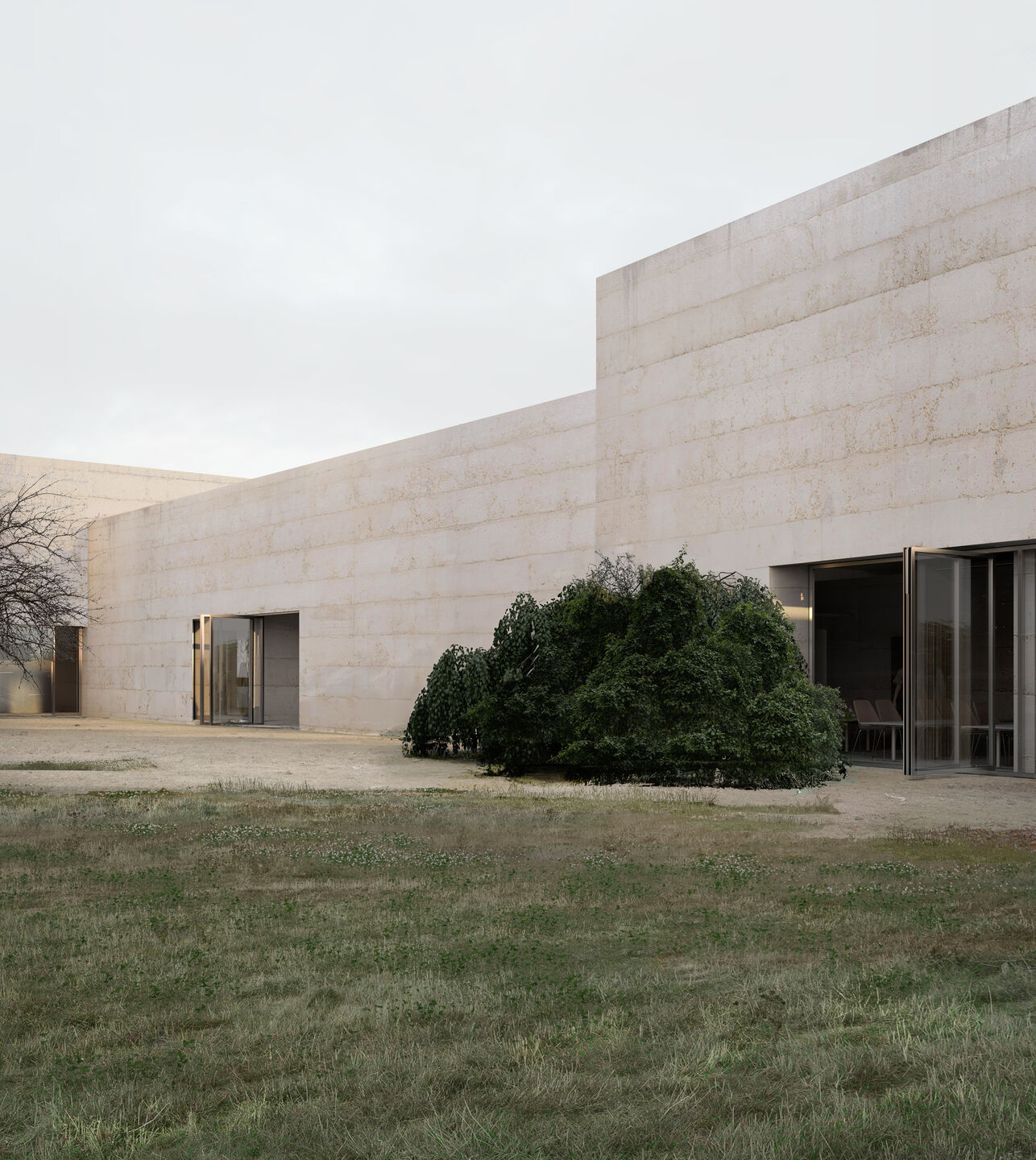 The new building