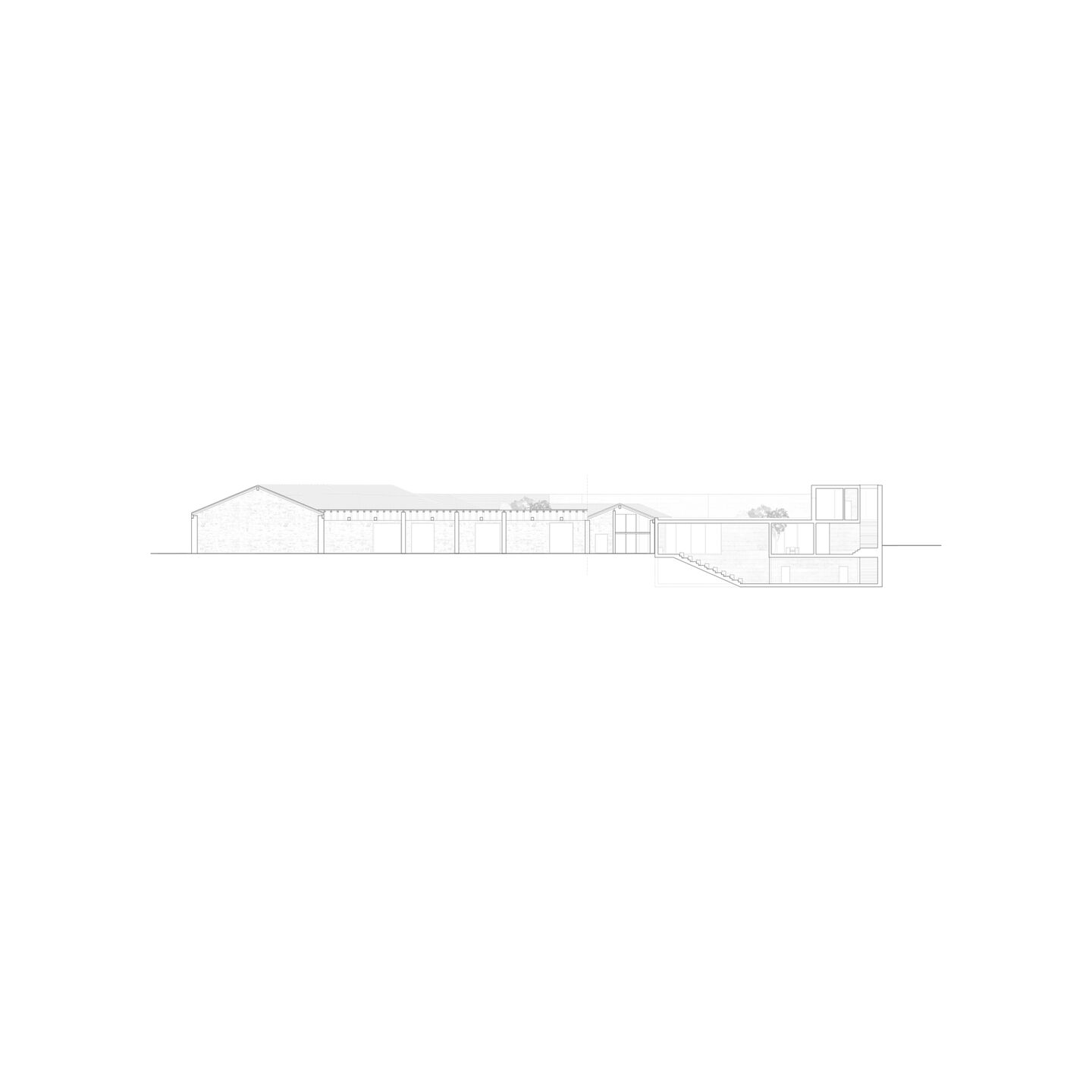 Section of the auditorium