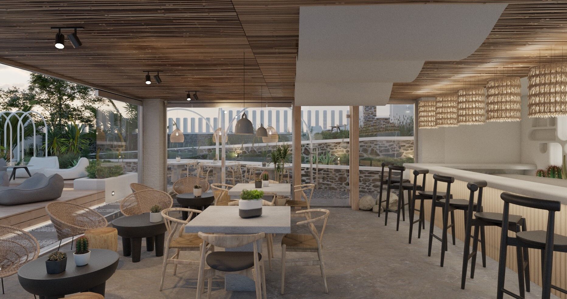 Visualization of dining area