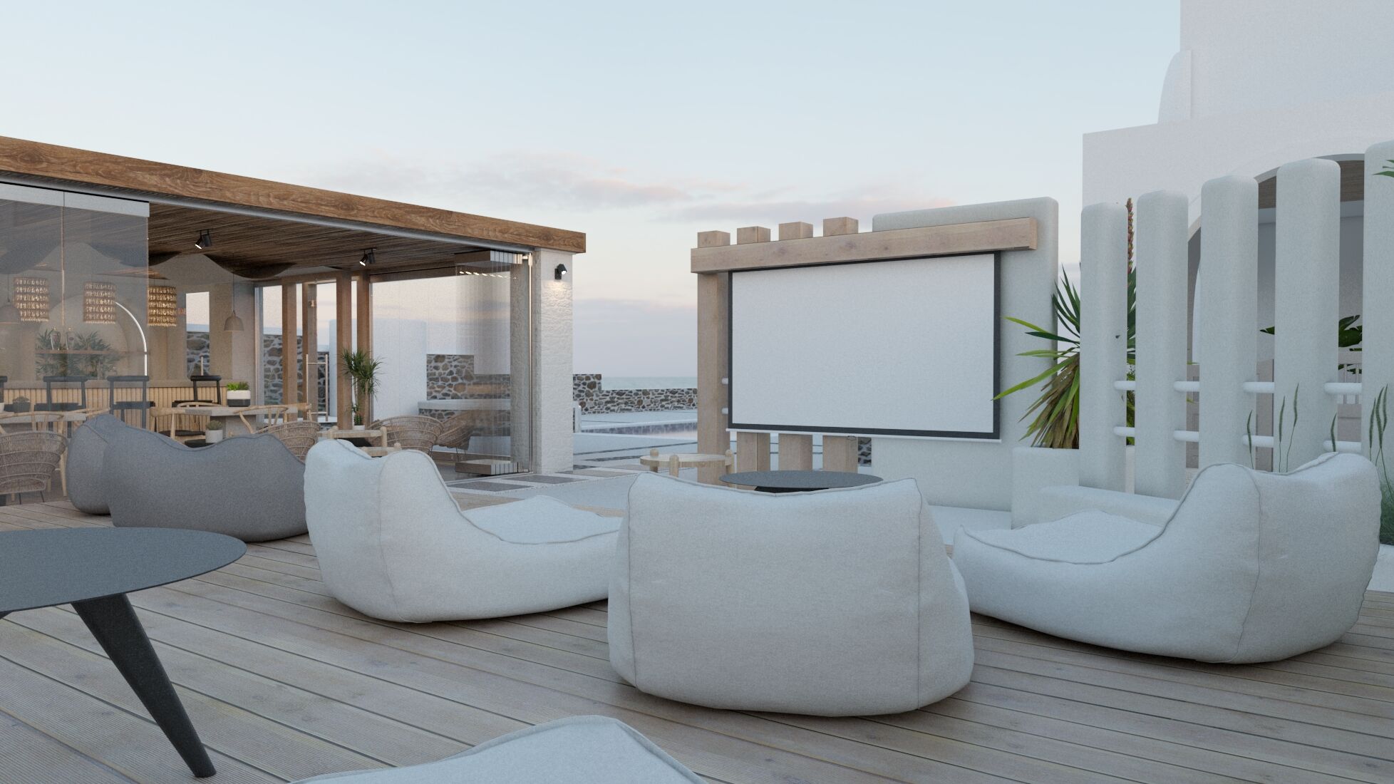 Visualization of open Air Cinema
