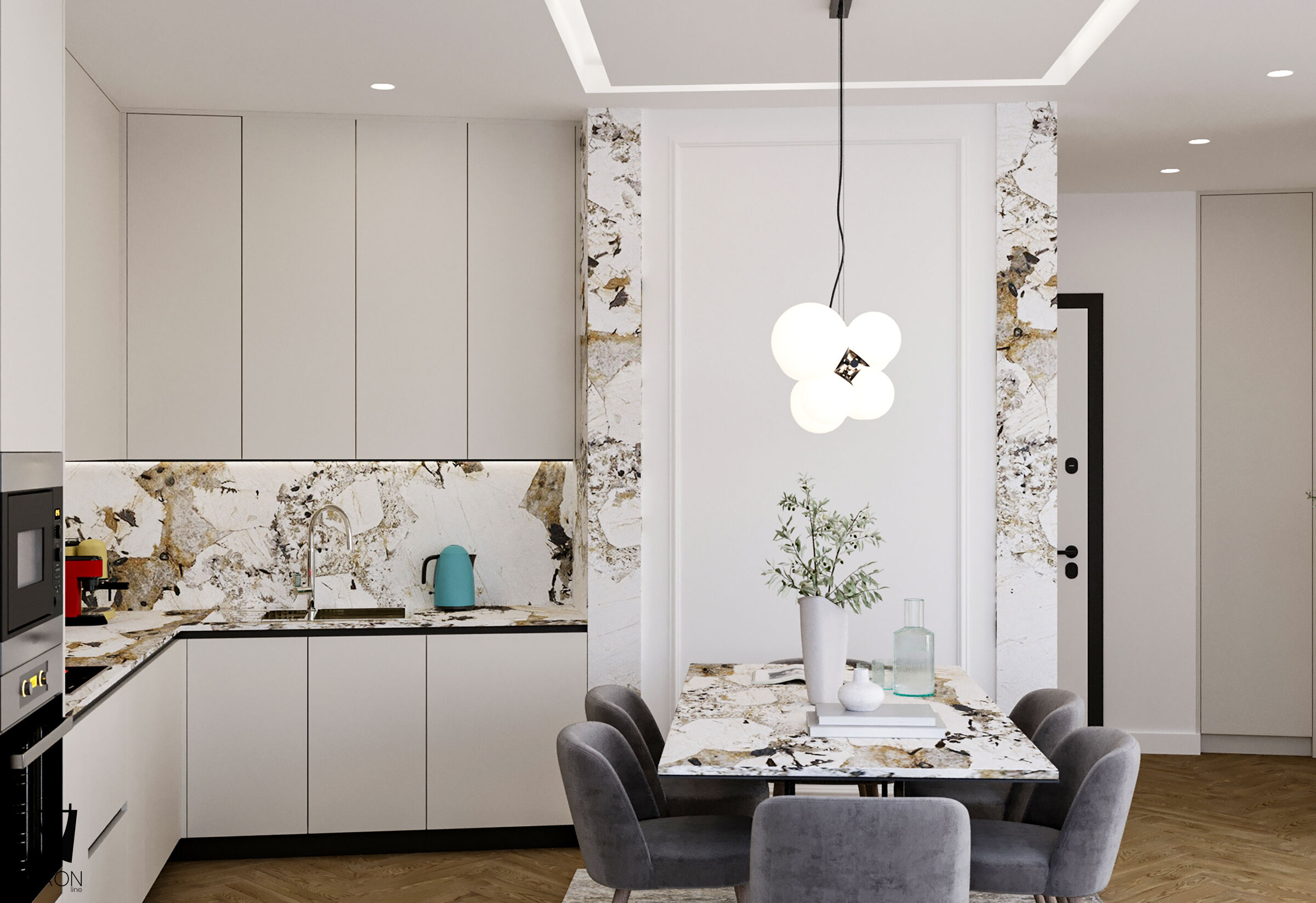 “Lake Gallery” Airbnb Design: KAON line Client: Private Location: Tiranë, Albania