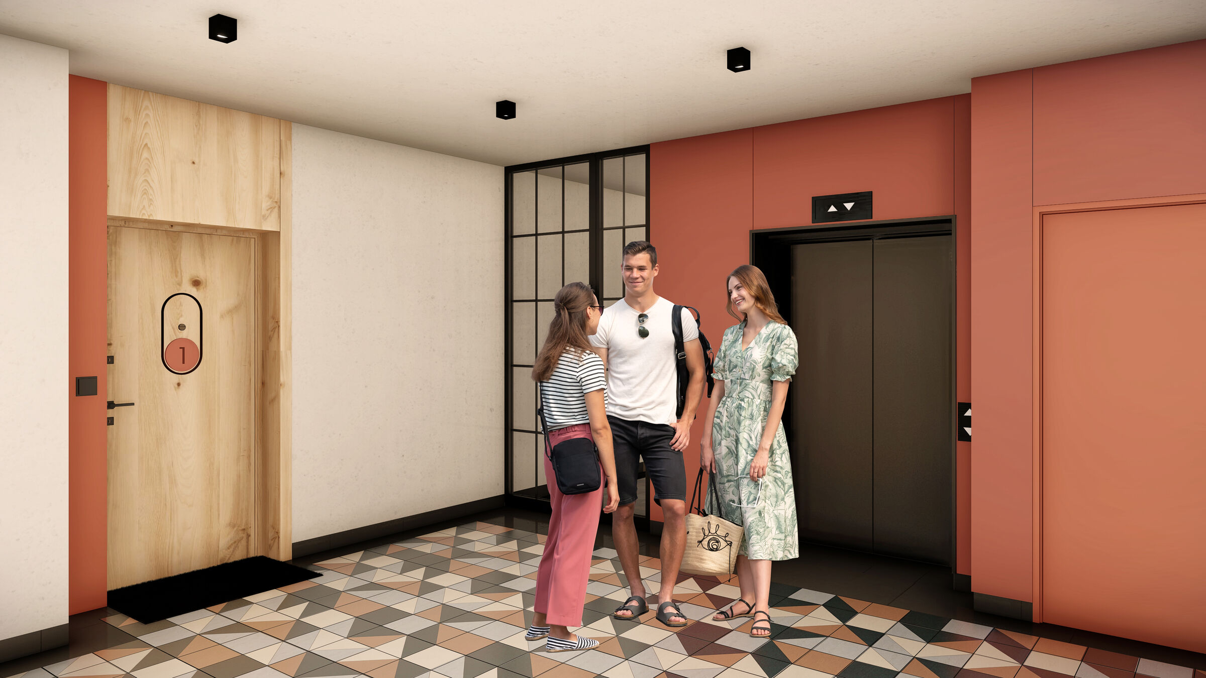 Lobby of buildings B6 and B10