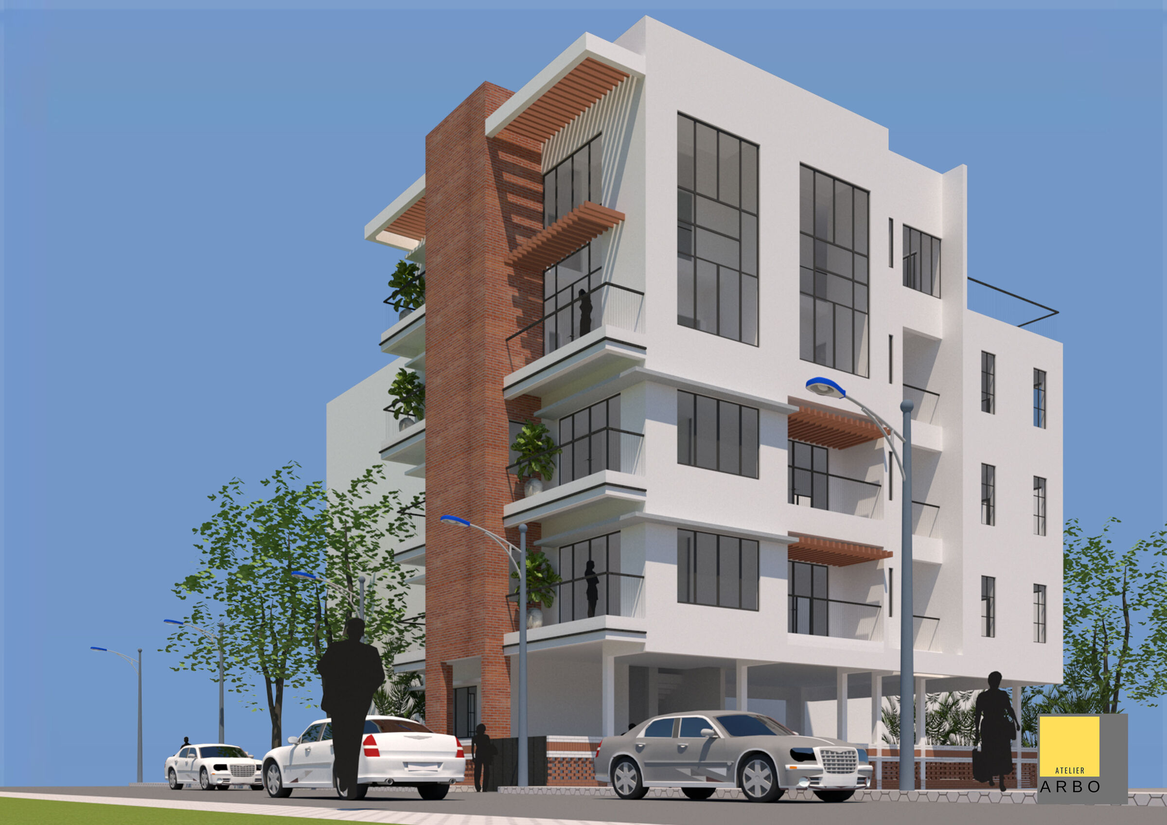 Exterior View 1 of Residential Building in Chennai