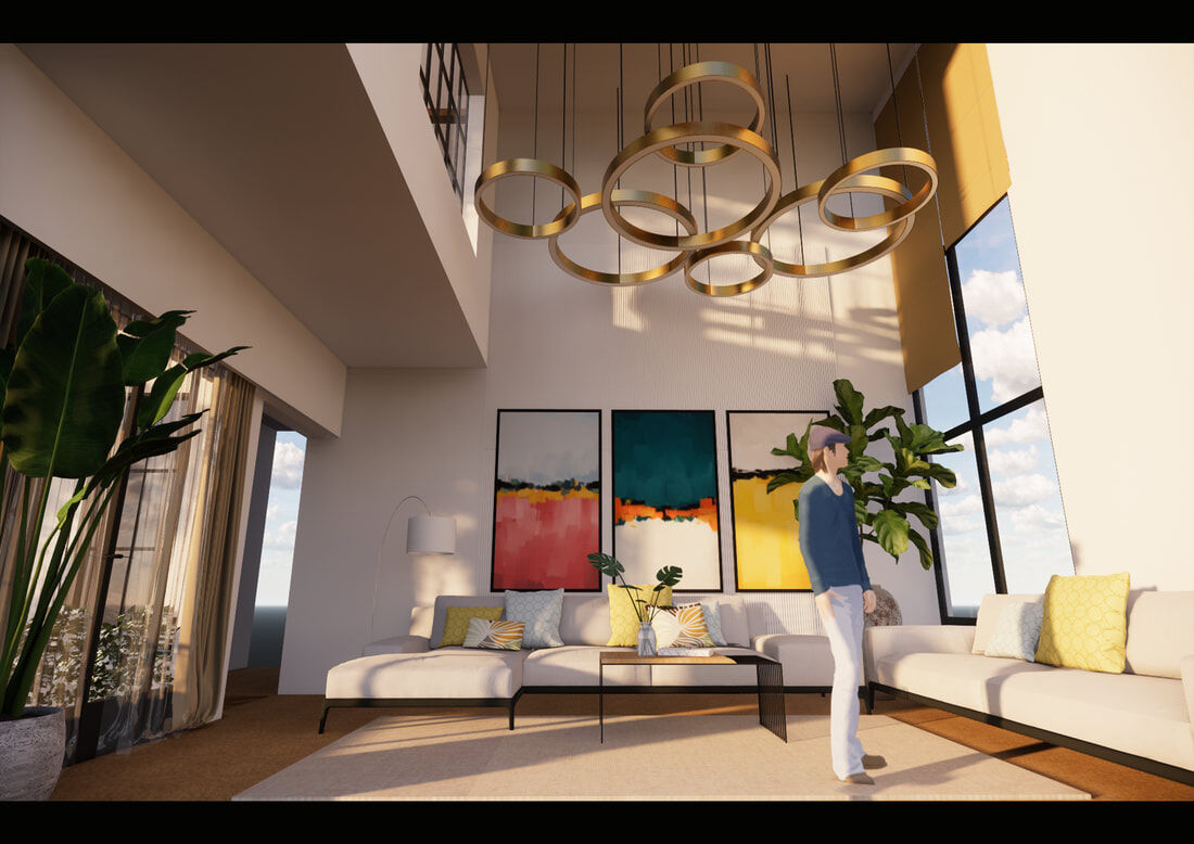 Interior View 1 of Residential Building in Chennai