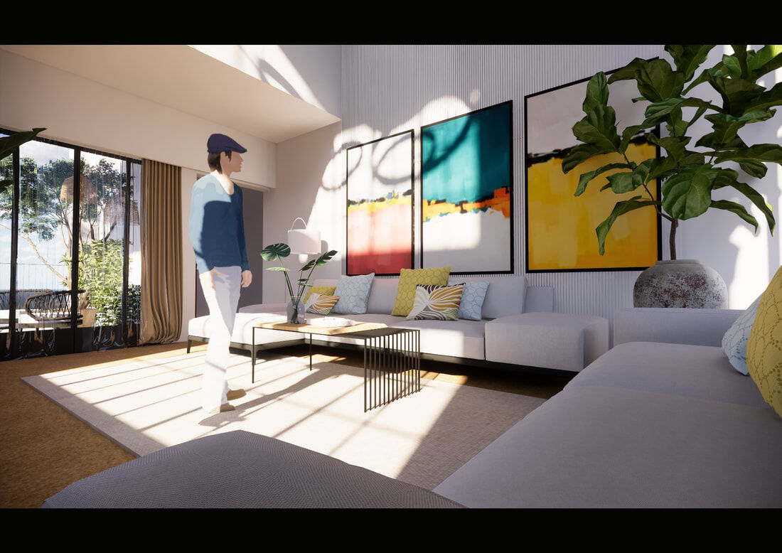 Interior View 2 of Residential Building in Chennai