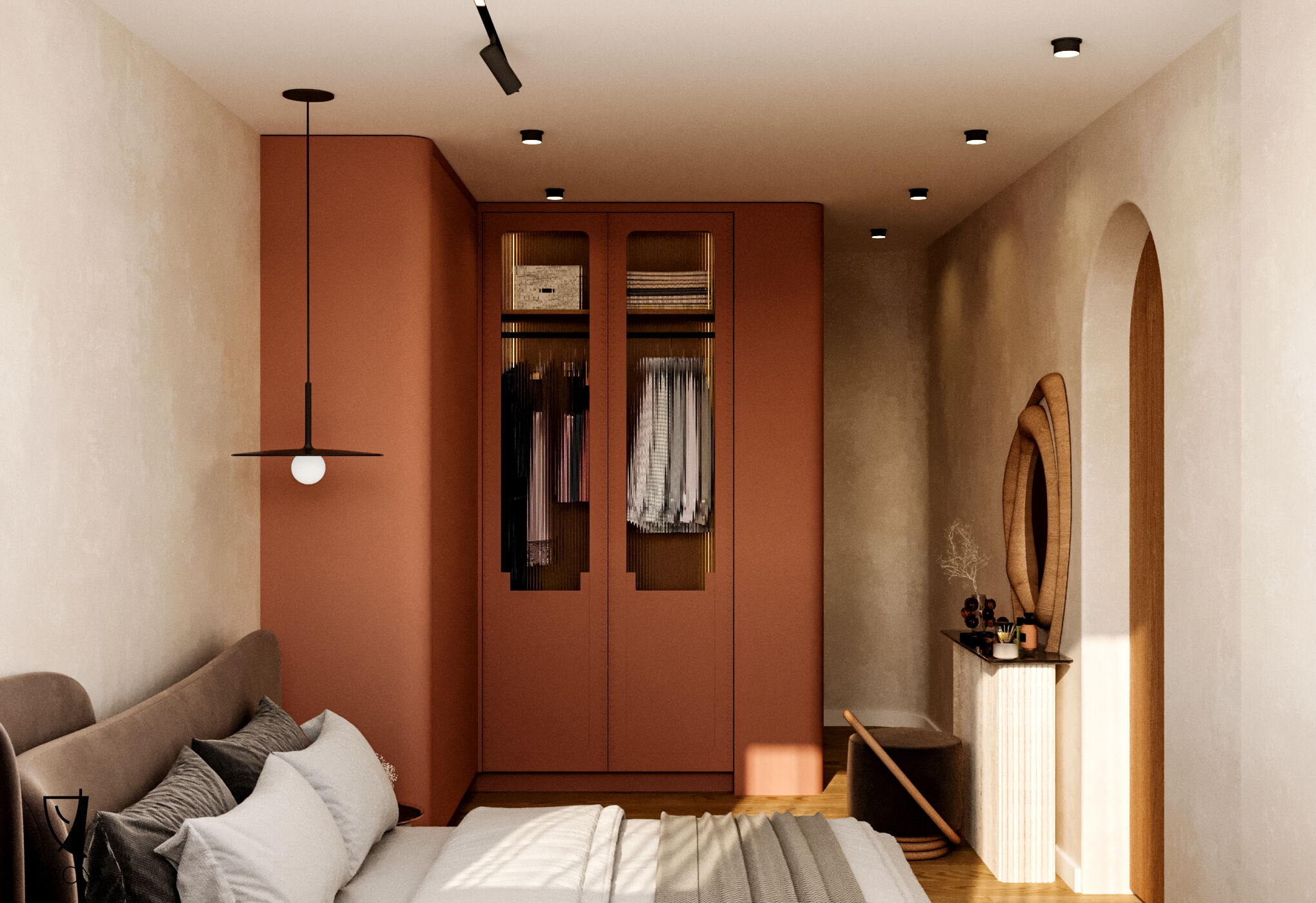 “Rhythm of Soft Lines” Design: @kaon.line Client: Private Location: Prishtinë, Kosovë