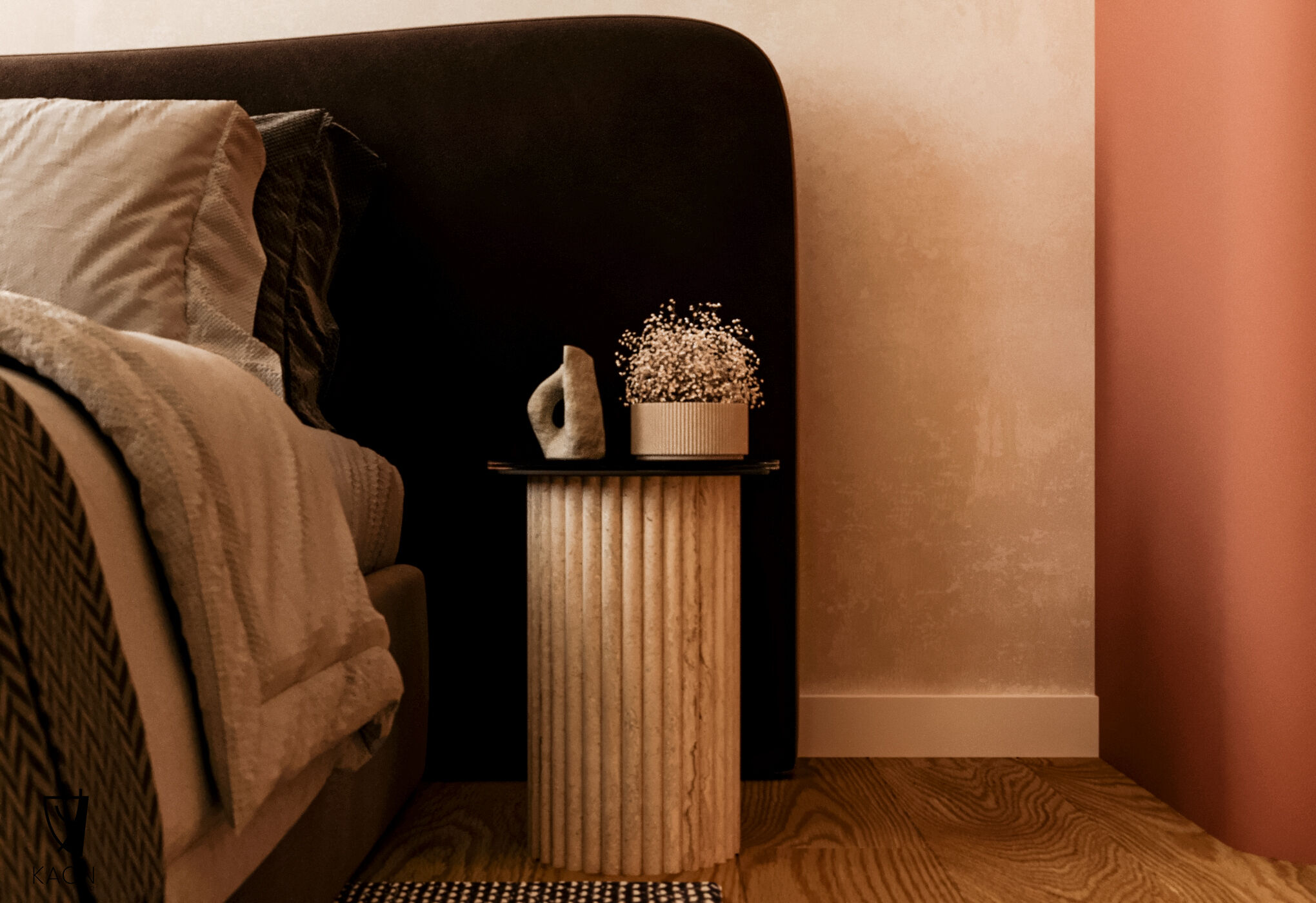 “Rhythm of Soft Lines” Design: @kaon.line Client: Private Location: Prishtinë, Kosovë