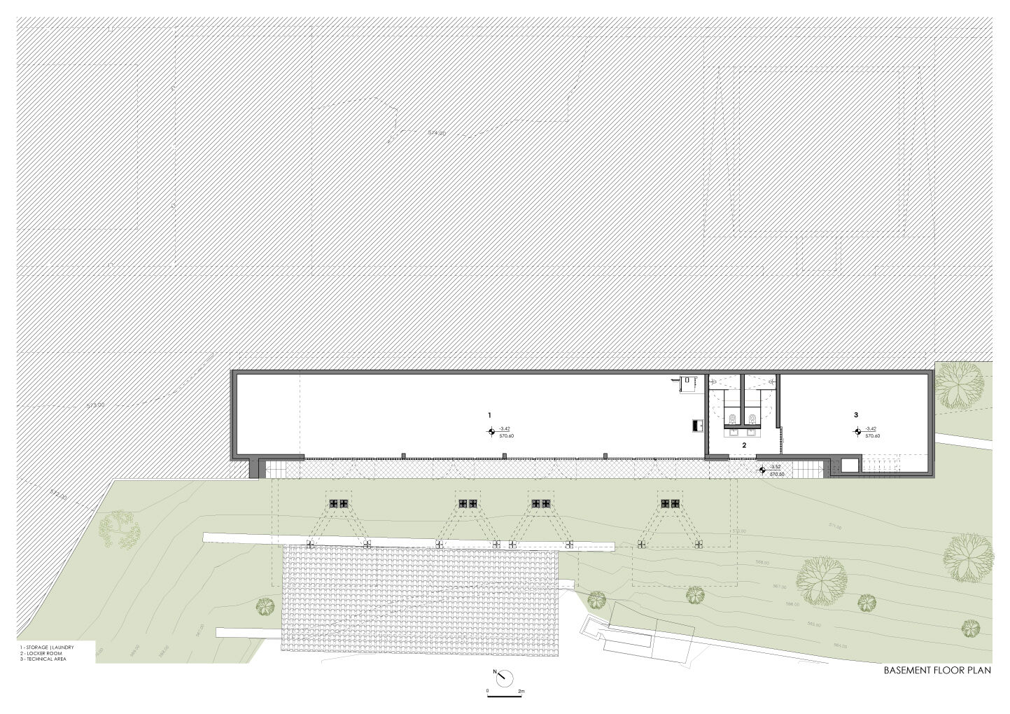 Basement floor plan