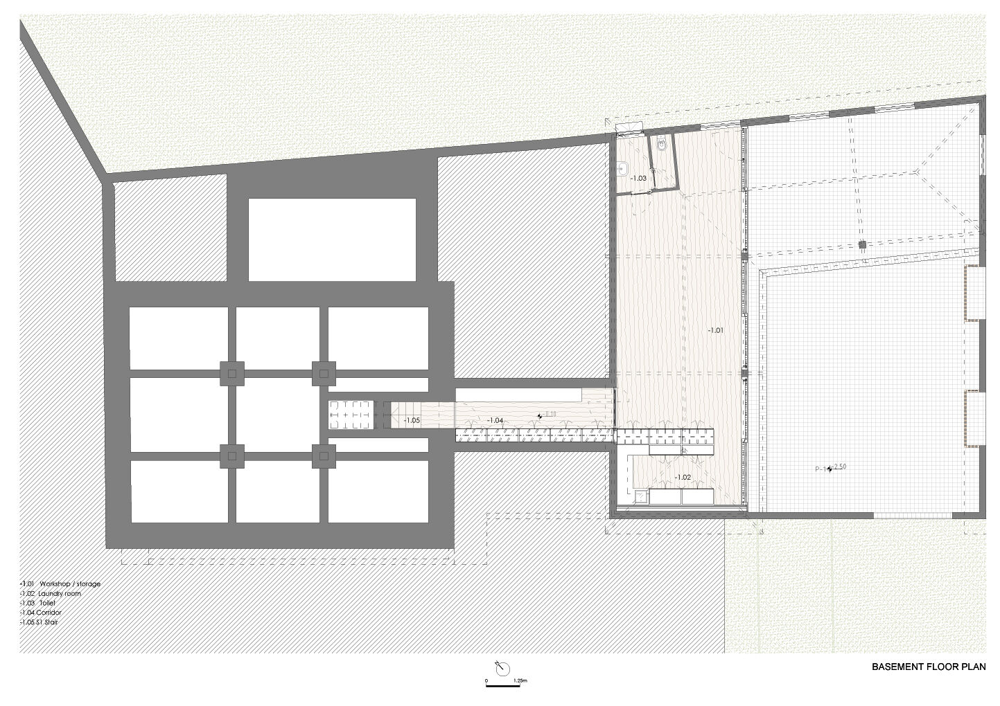 Basement floor plan
