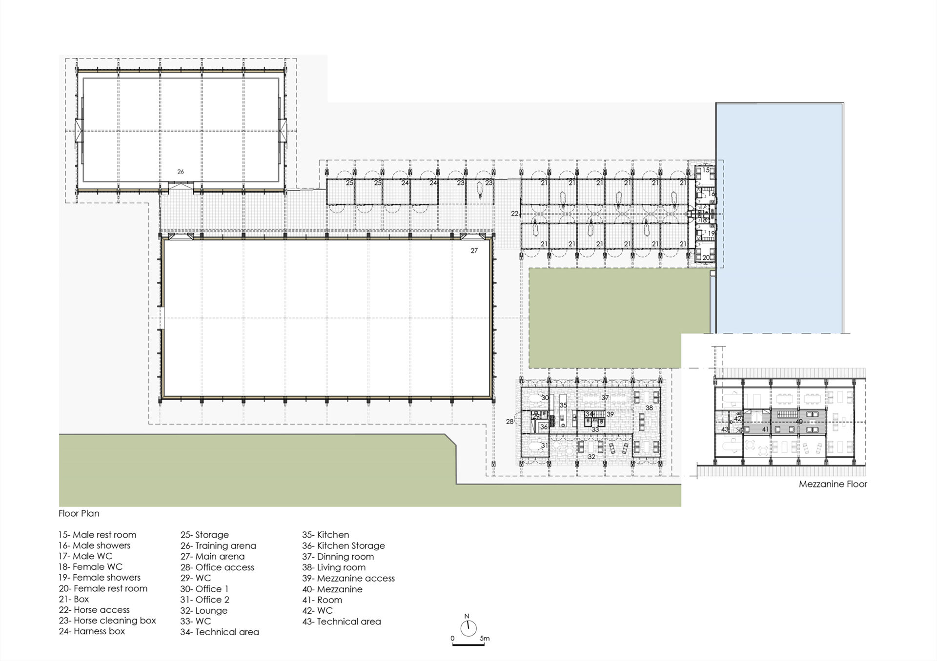 Floor plan - Mezzanine floor