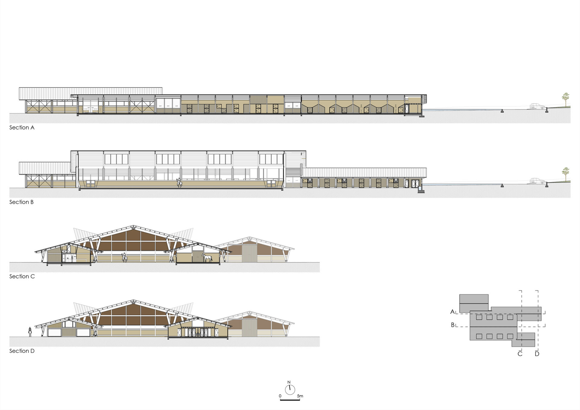 Section A, B, C, D