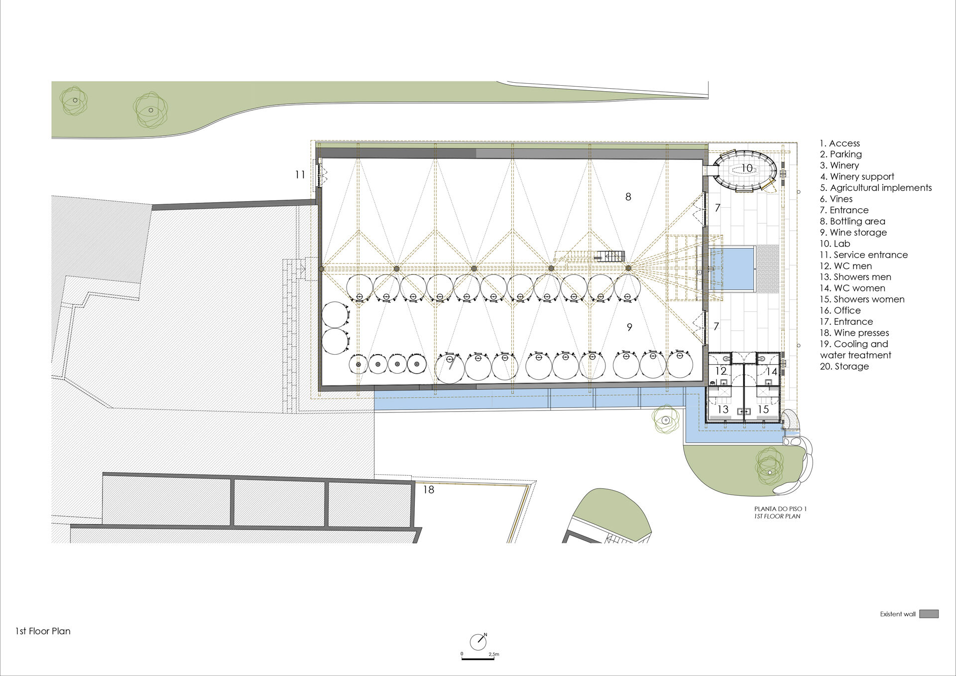 1 st floor plan