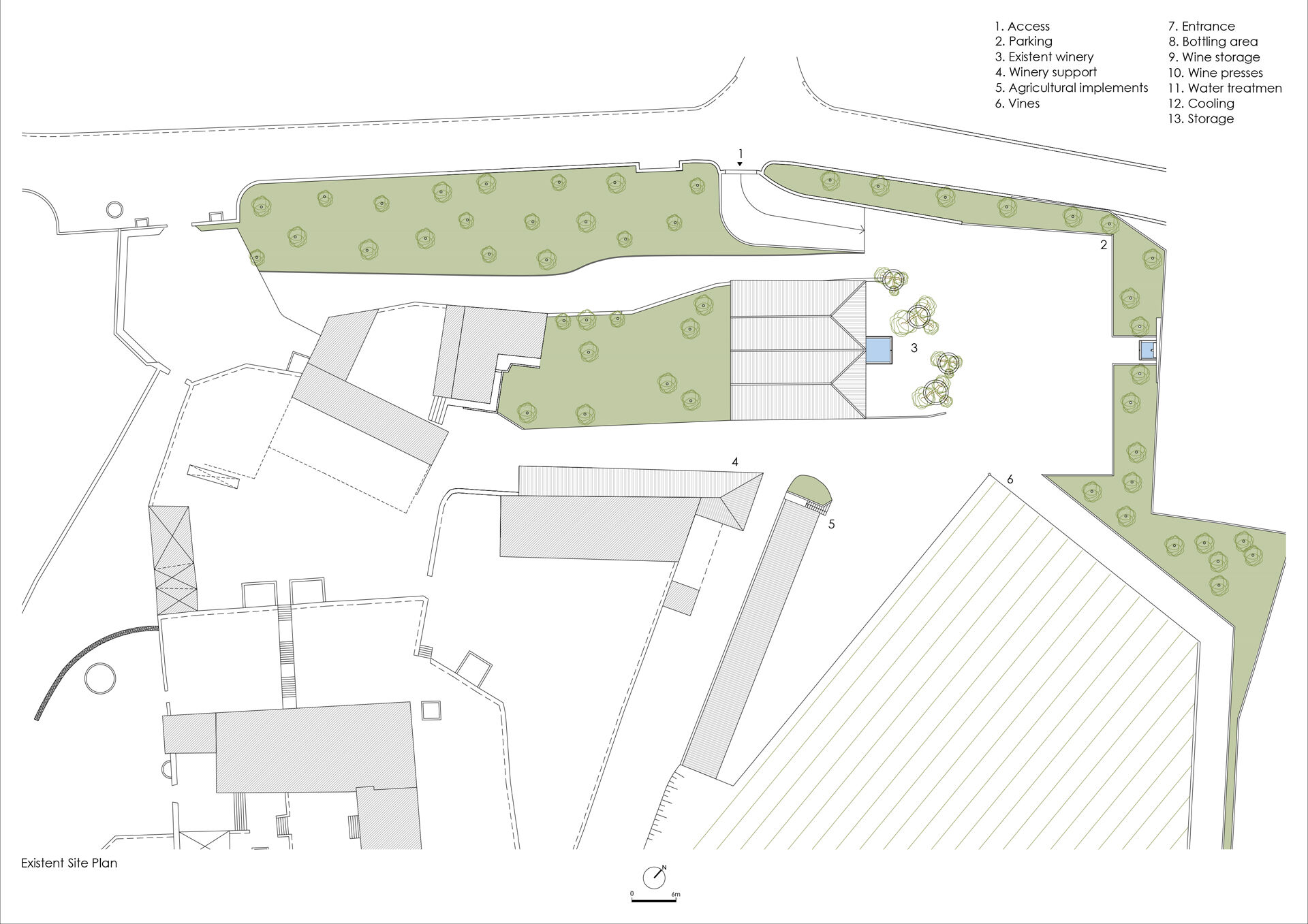 Existing site plan