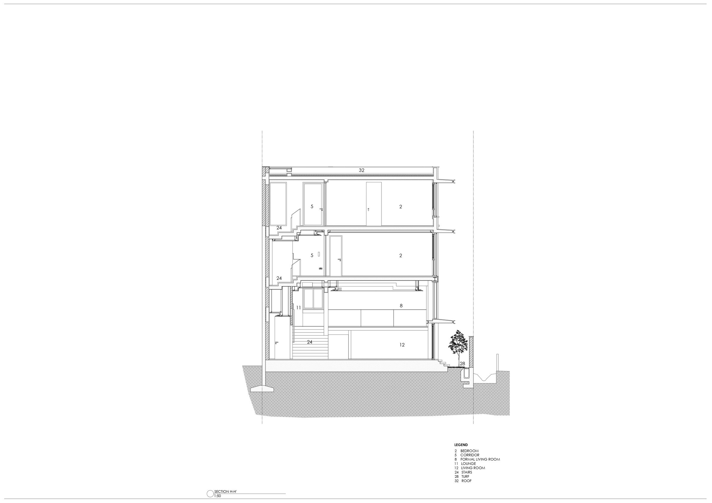 Section H-H'