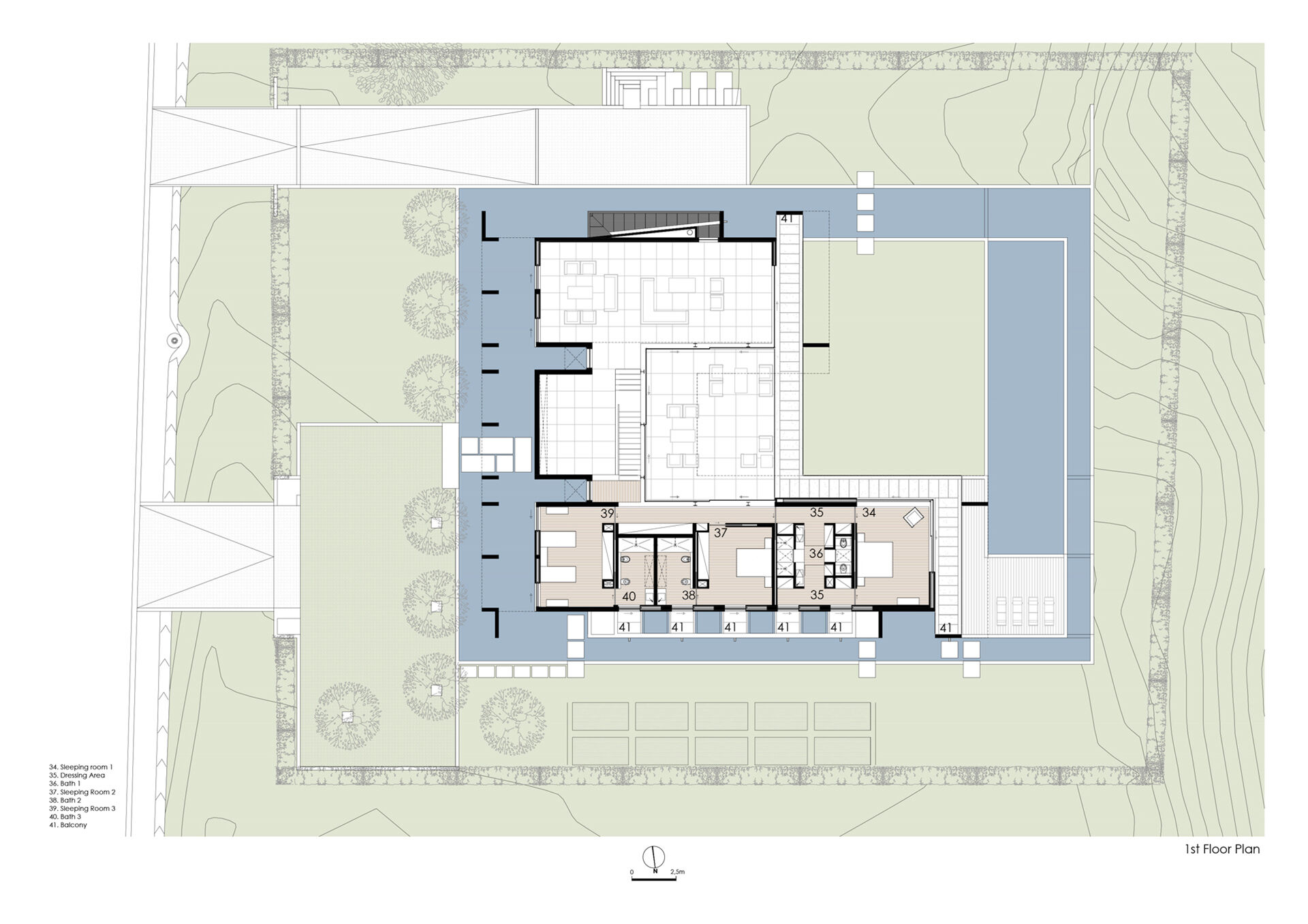 1 st floor plan