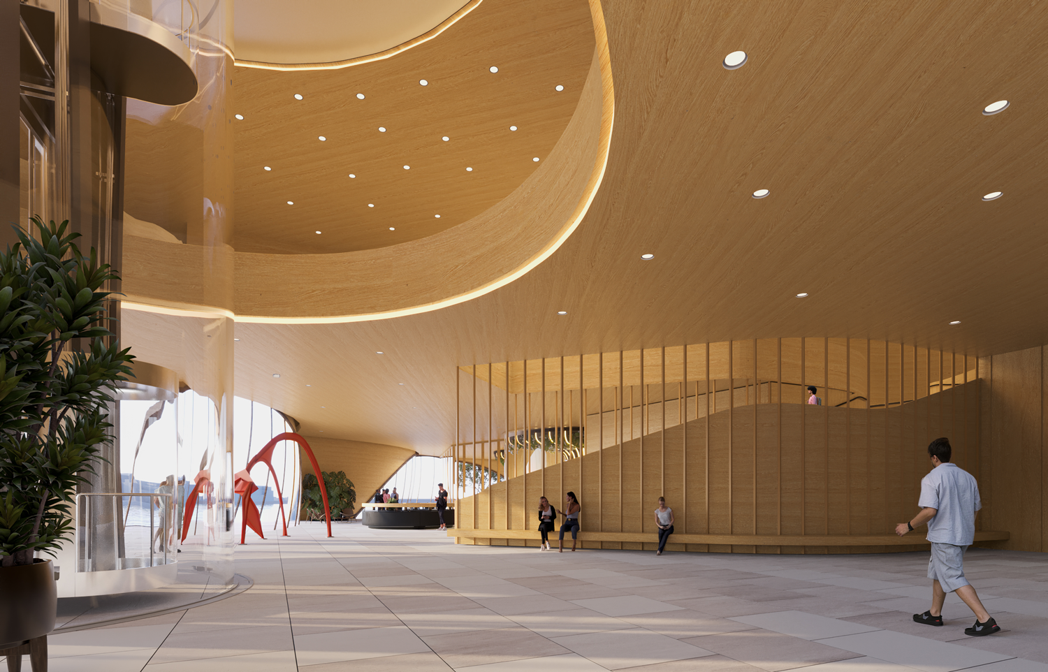Entrance lobby atrium