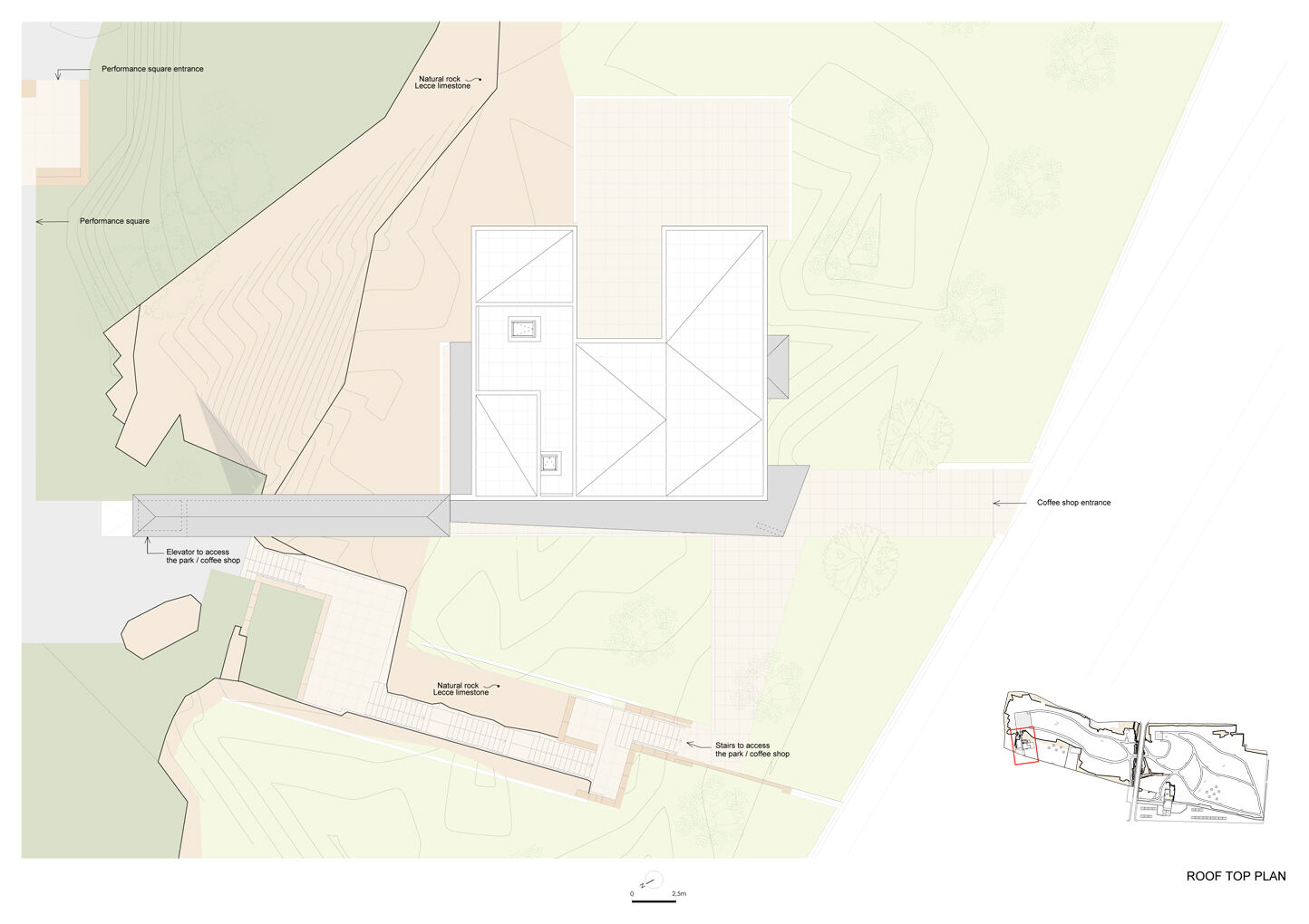 Roof top plan