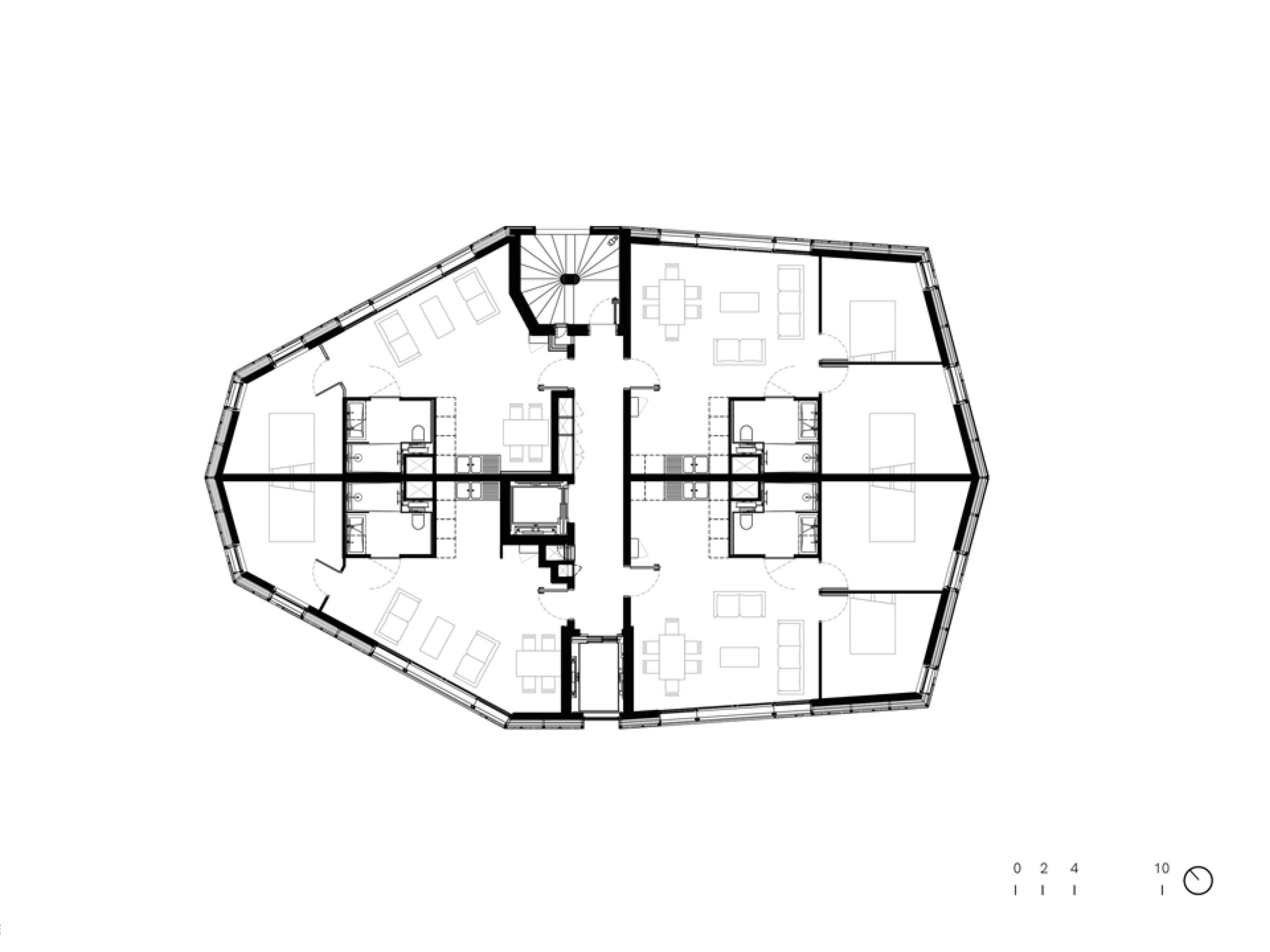 Arsenal Tower, Current floor plan