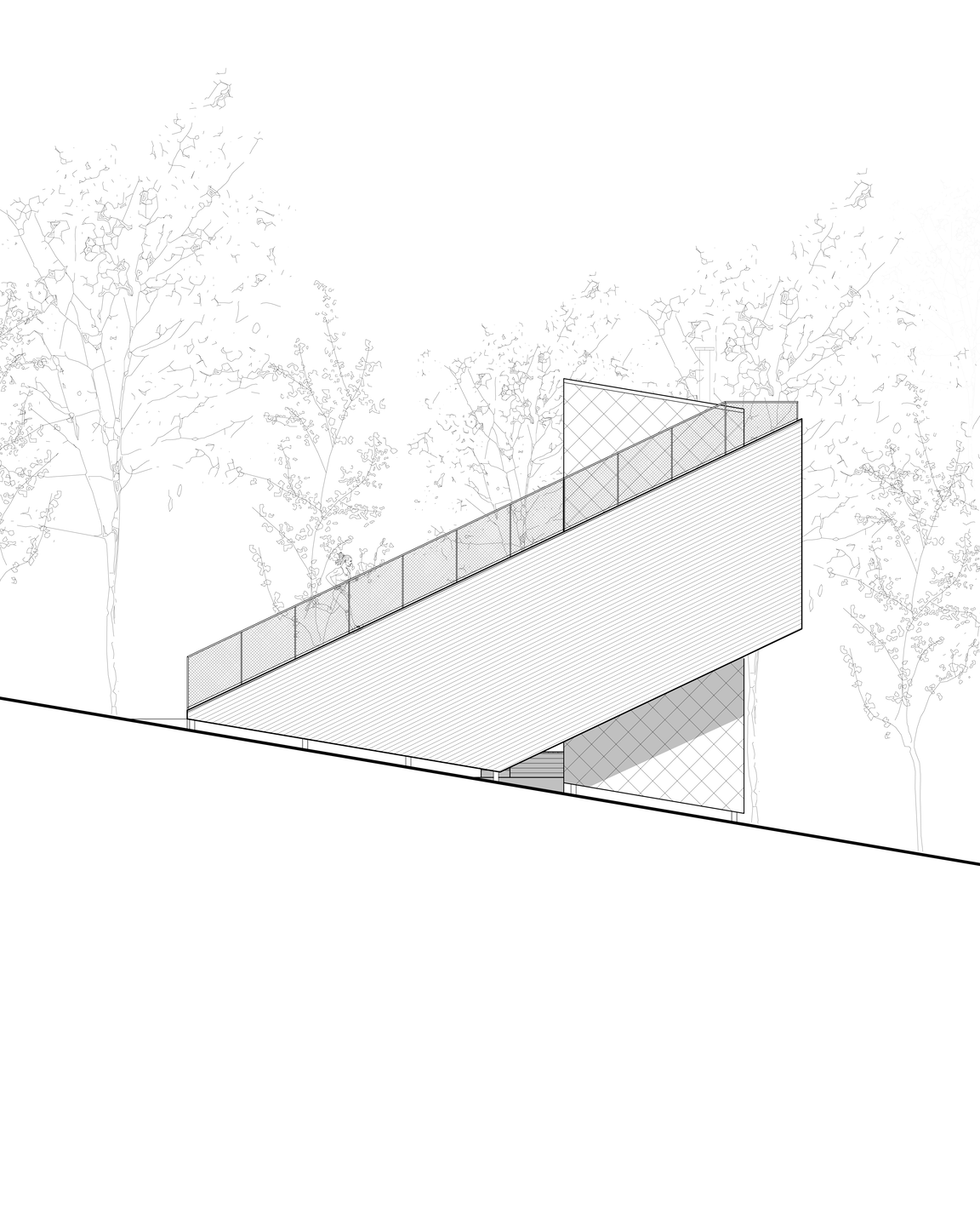 Southwest elevation