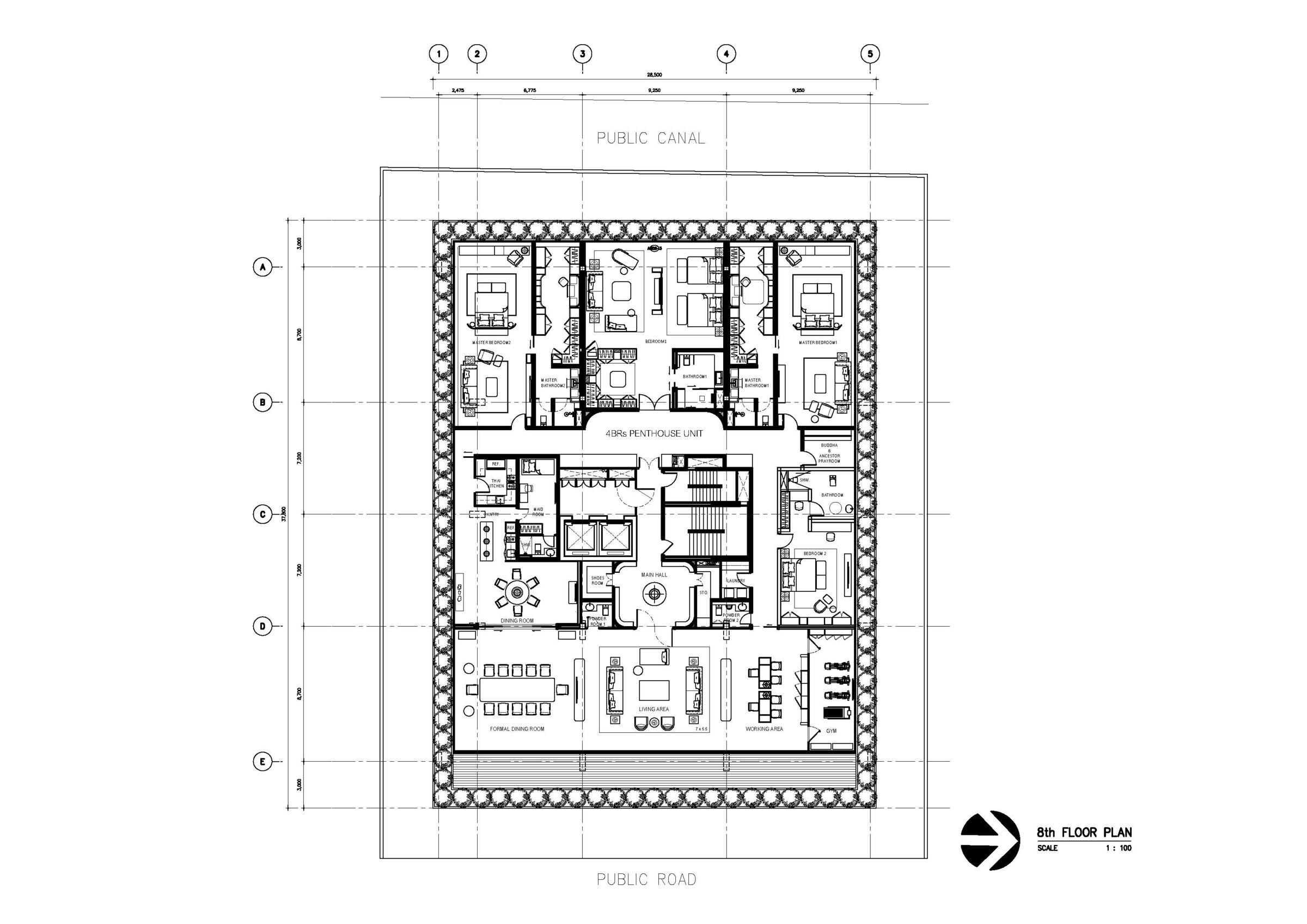 Penthouse Floor Plan