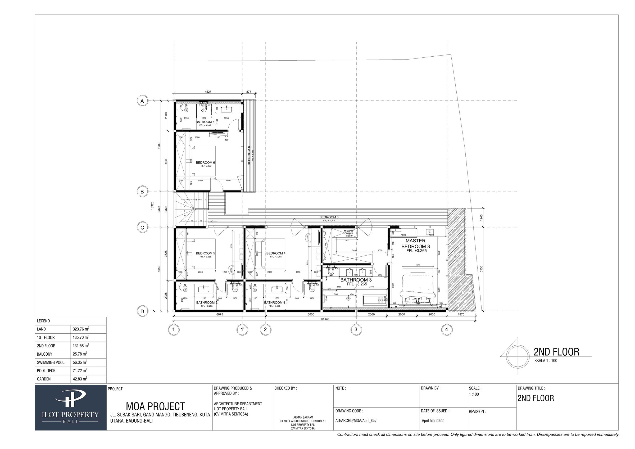 MOA Villa drawings 2nd floor