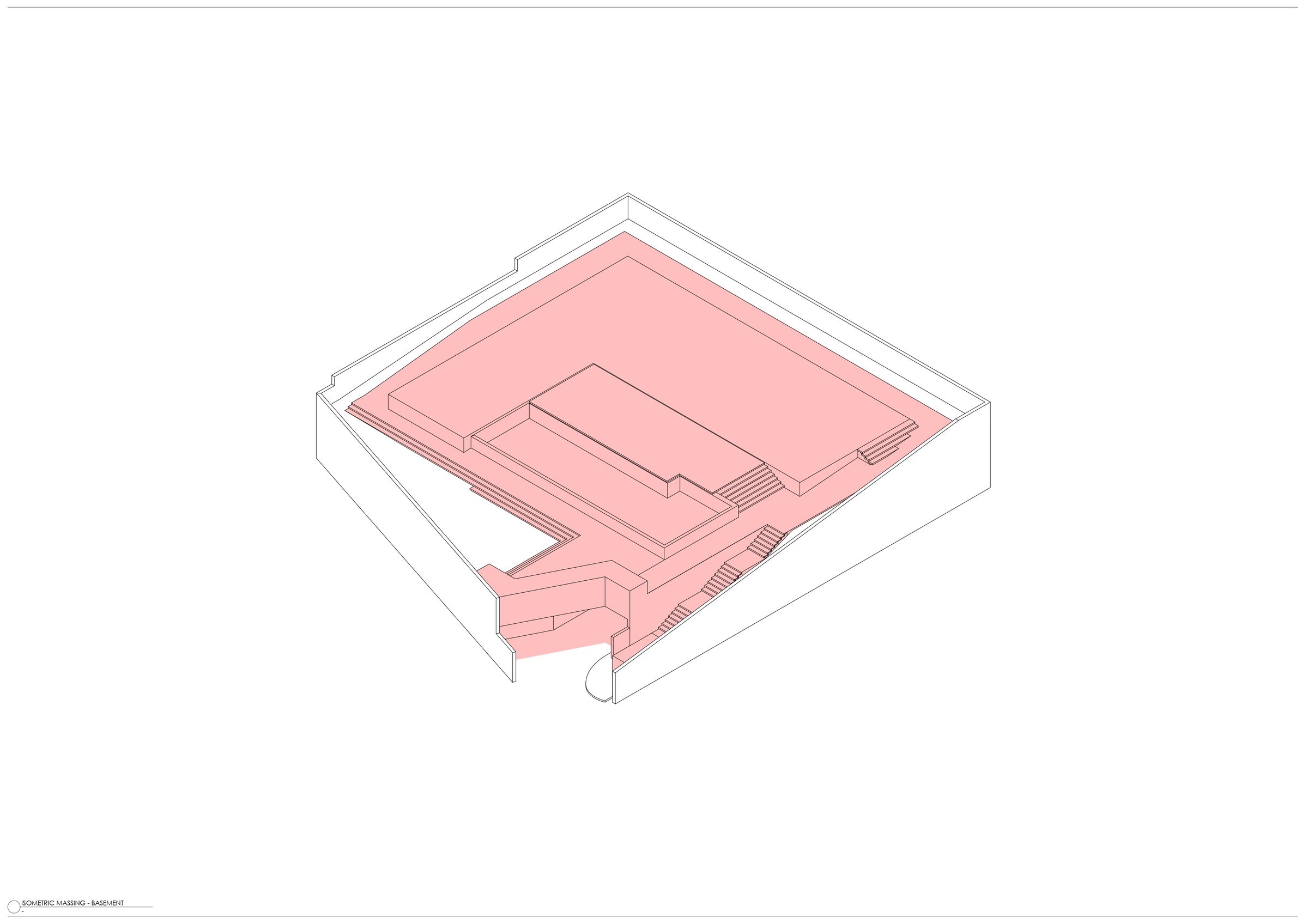 Isometric View southwest - Basement