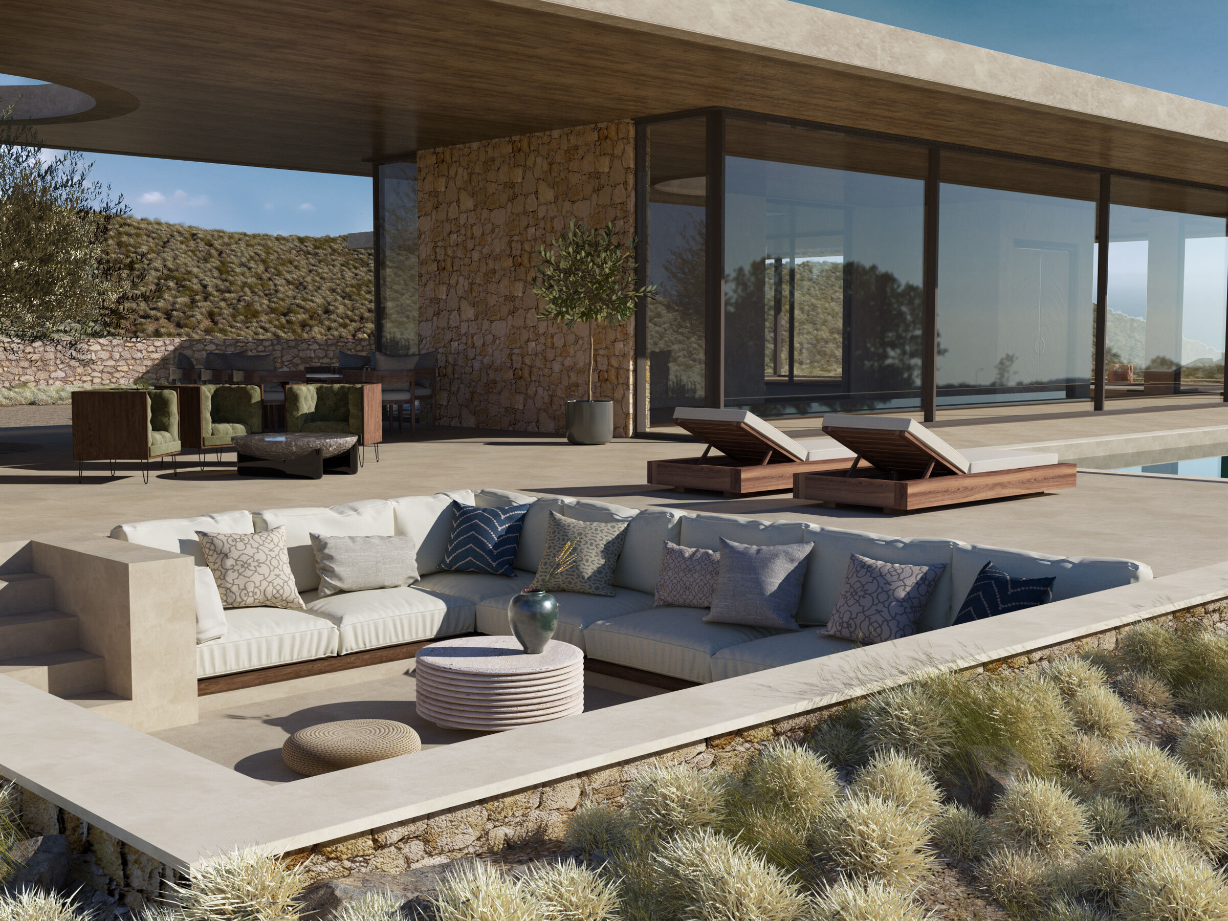 Villa Domy in Zante, architect Lucy Lago