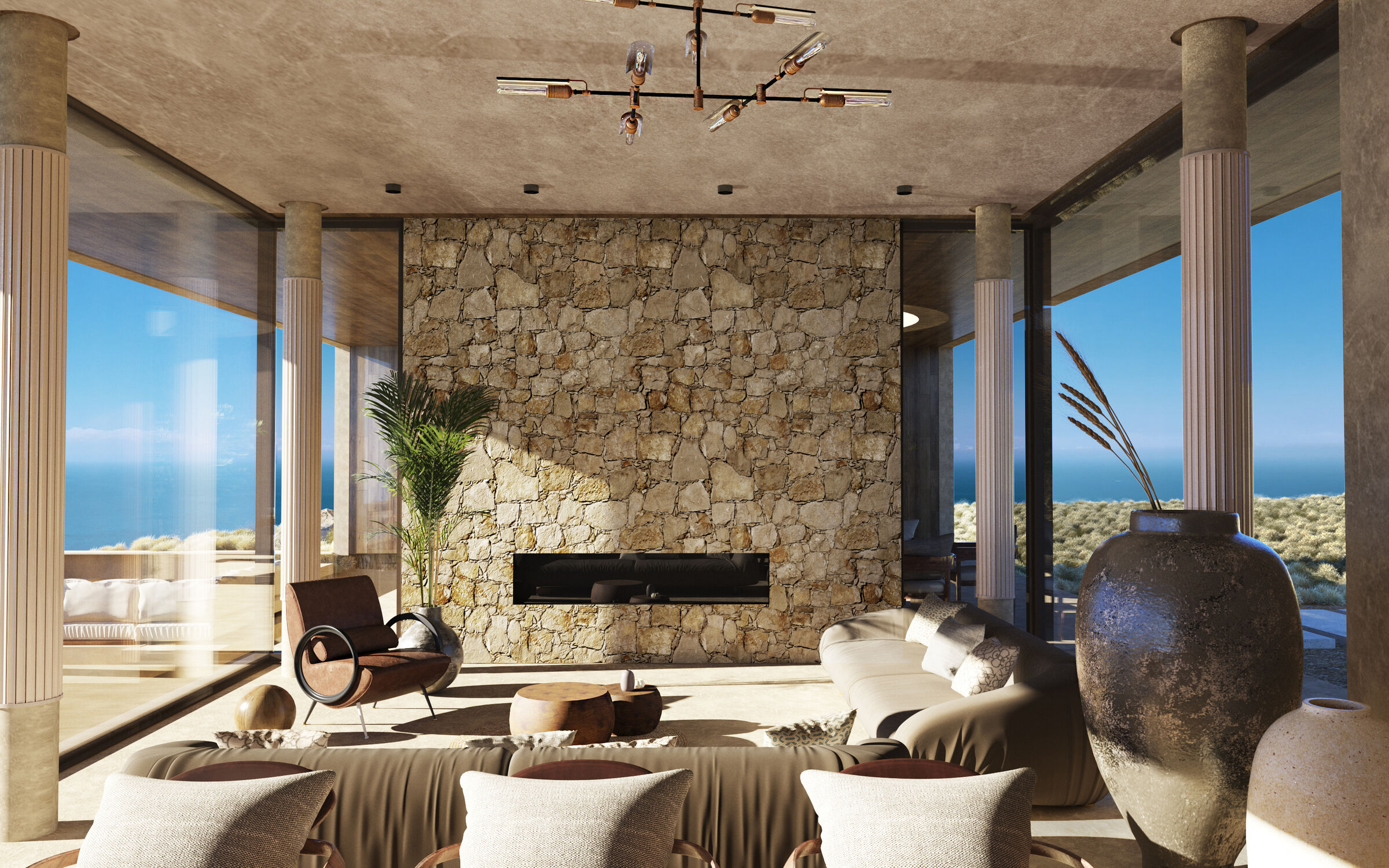 Villa Domy in Zante, architect Lucy Lago