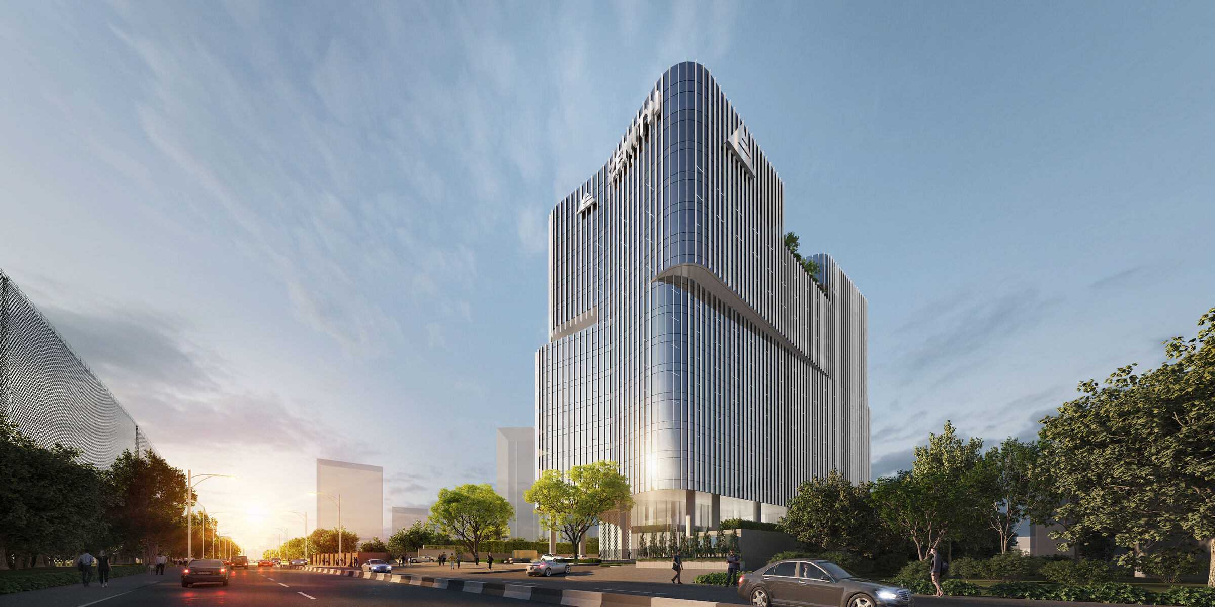 Exterior View, Embassy Zenith by AFW