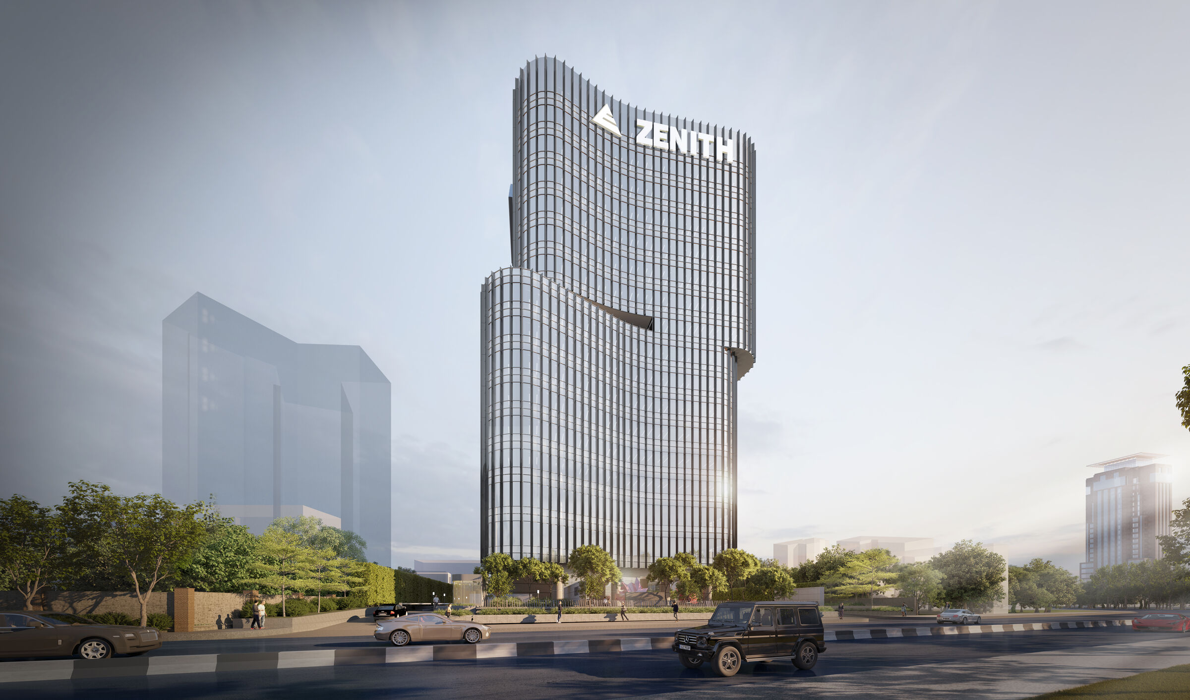 Exterior View, Embassy Zenith by AFW