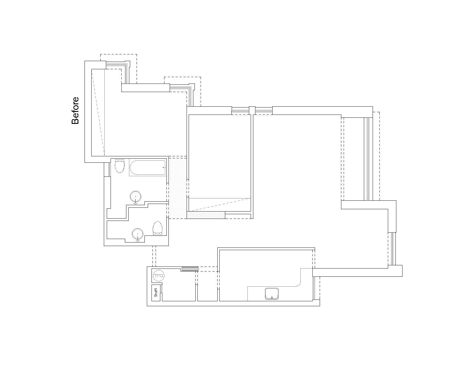 Floorplan, before