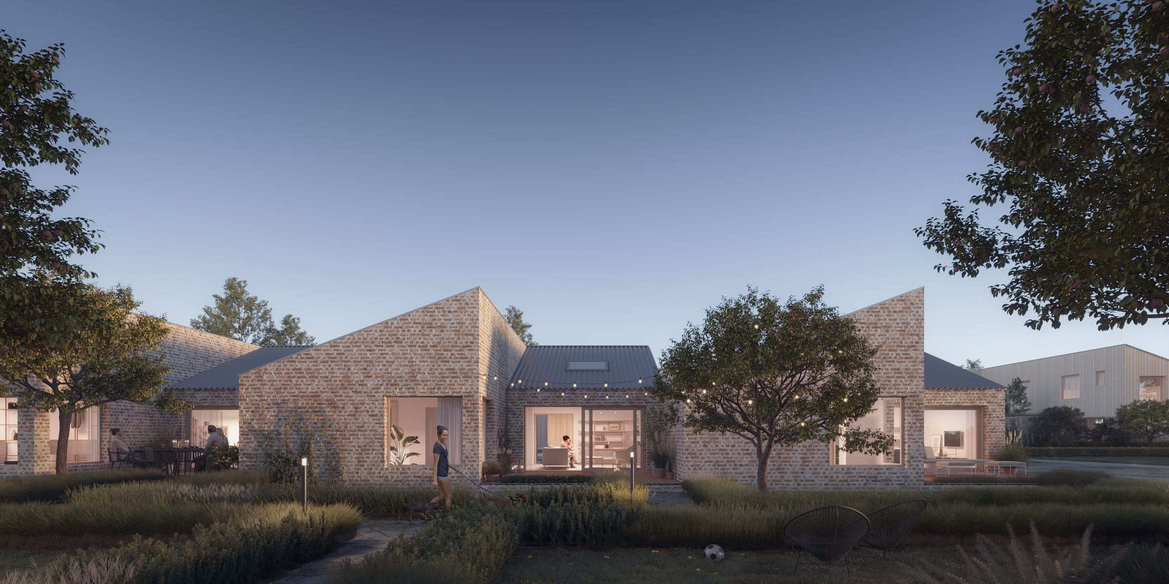 Exterior townhouses