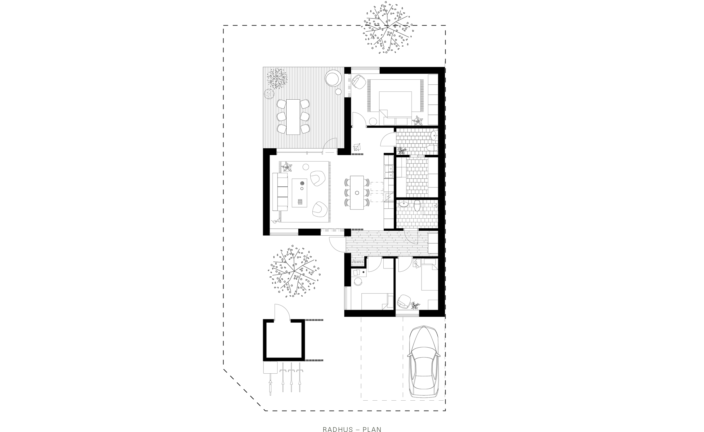 Floor plan townhouses