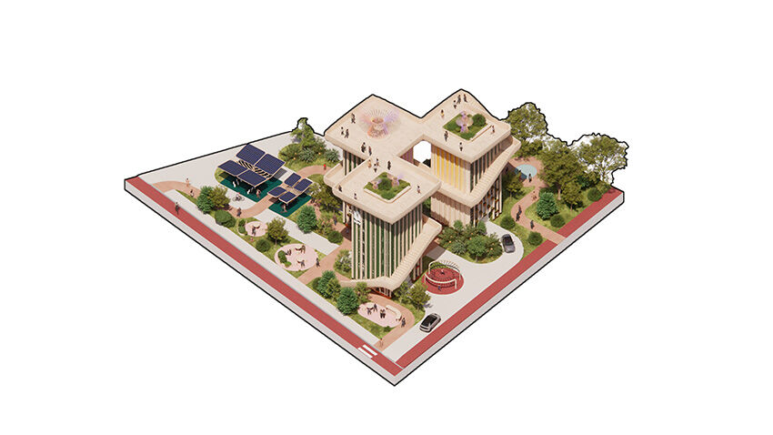Vision 2028: Green community and cultural spaces between innovative parking and charging solutions