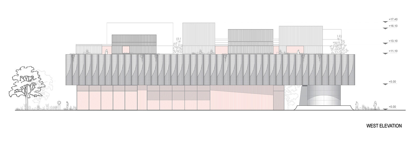 West elevation
