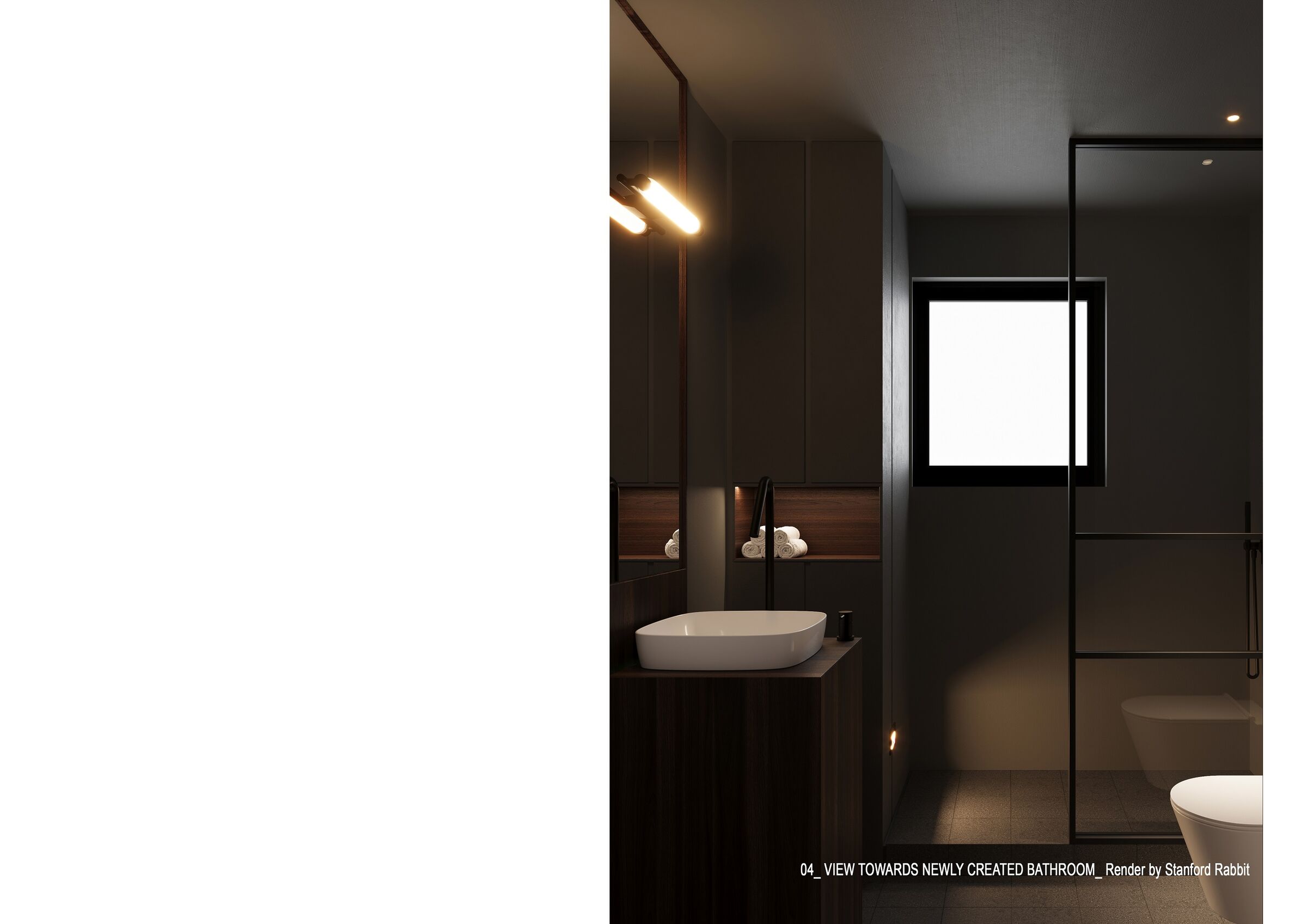 View towards a bathroom Vanity Area