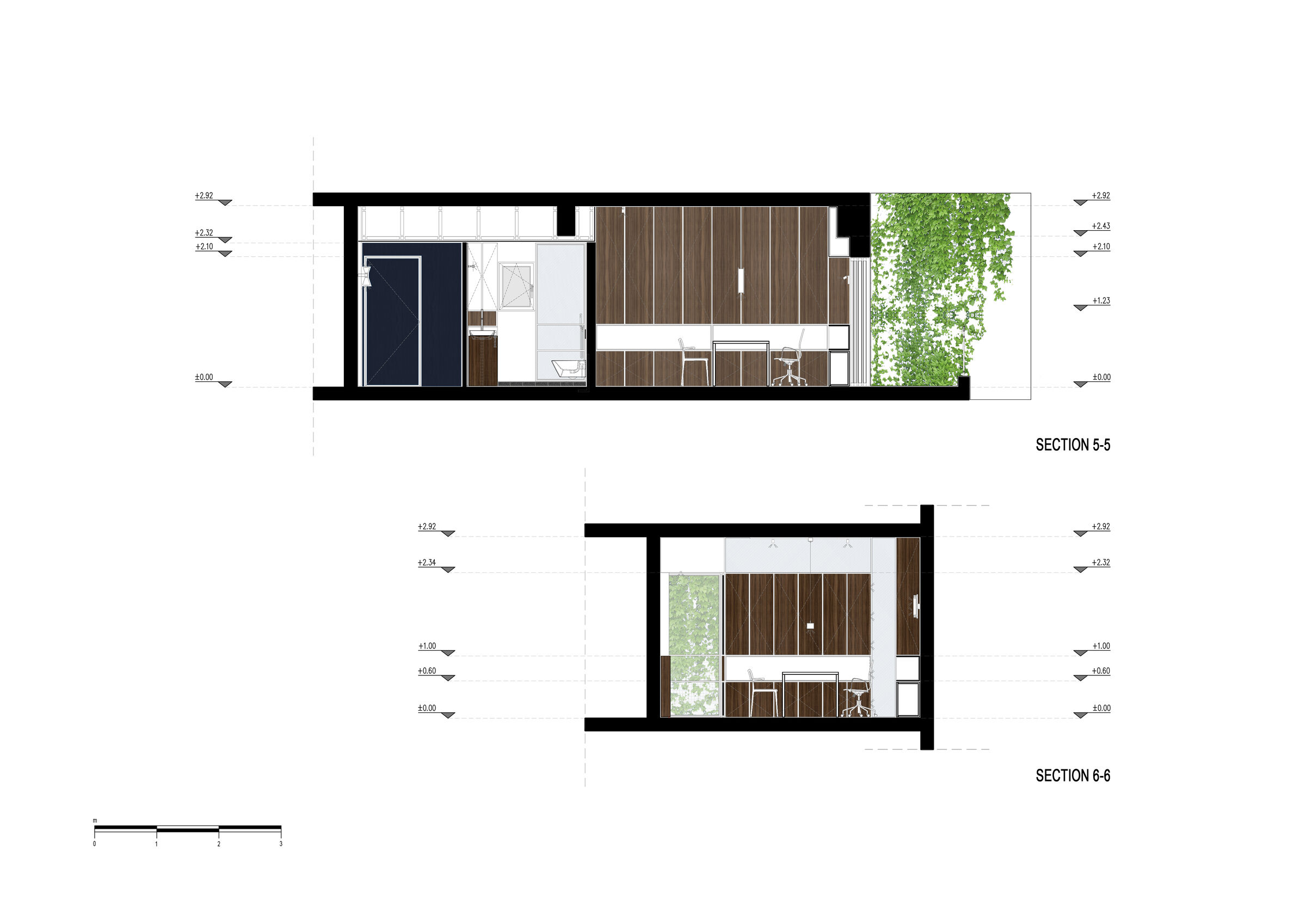 Sections 5-5 and 6-6