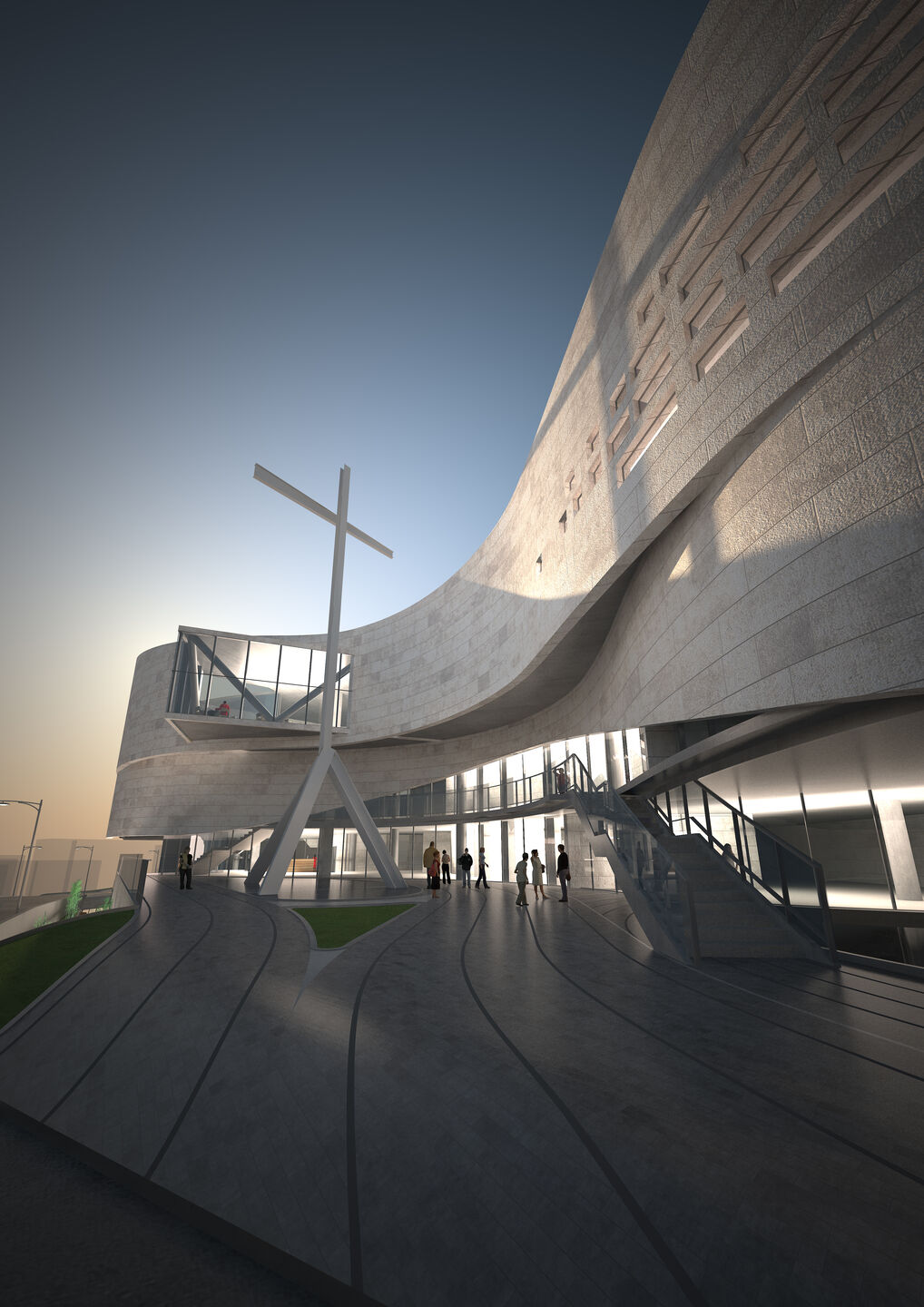 Perspective - Main Entrance