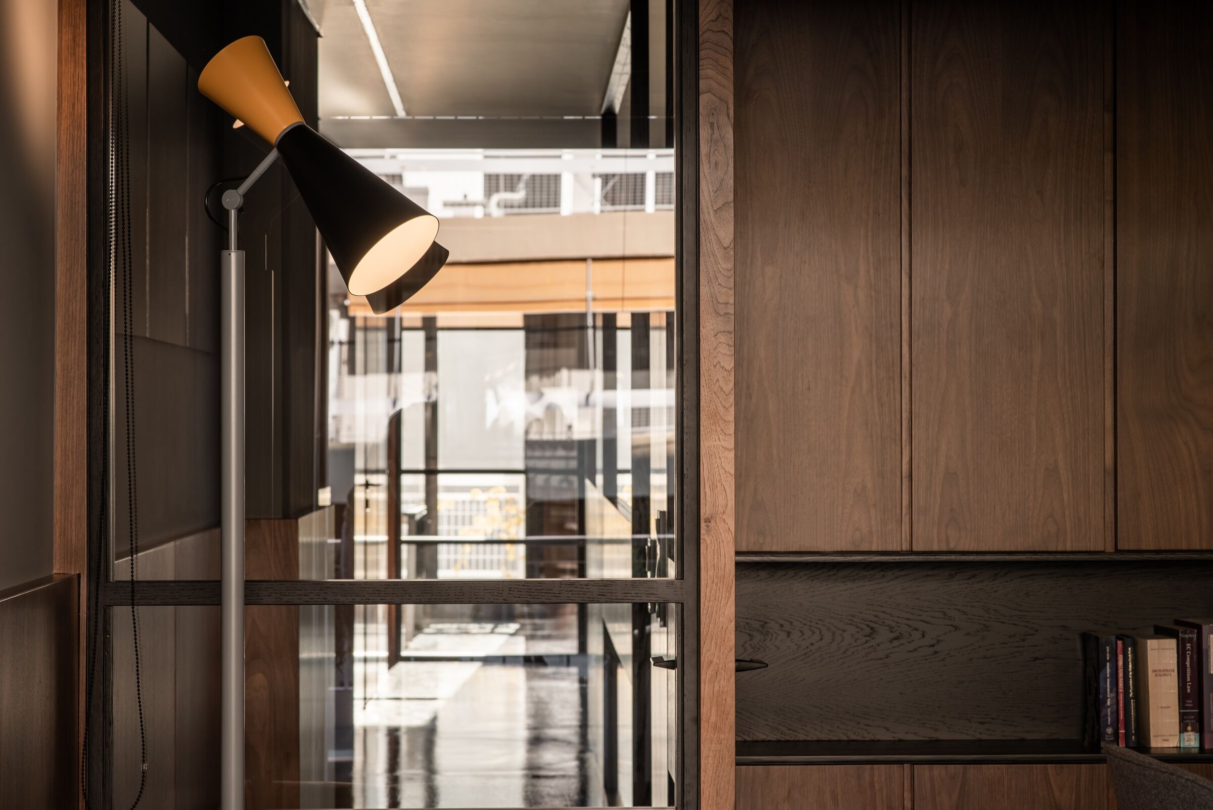 Lighting feature detail at the Owner's Office