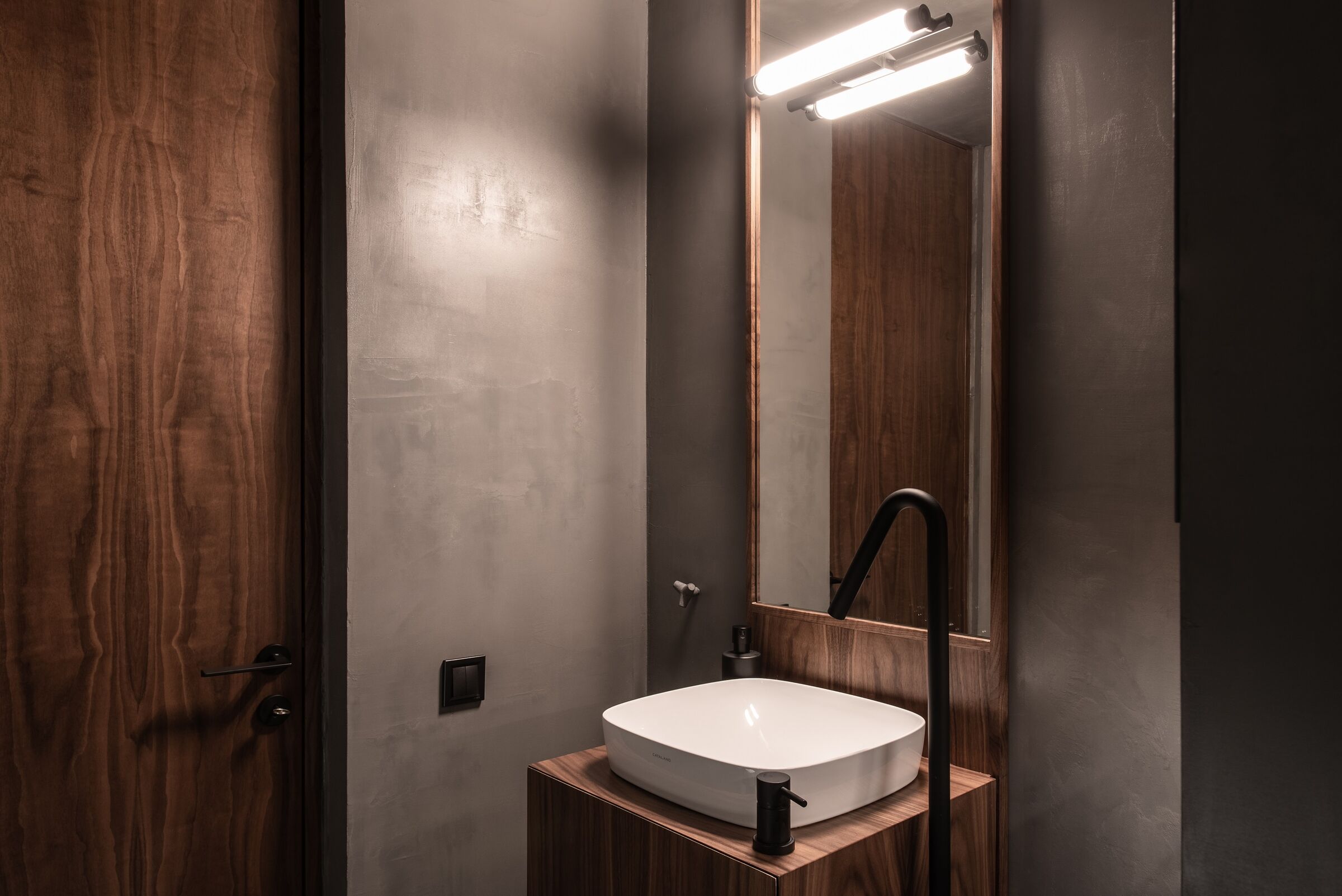 View towards a bathroom Vanity Area