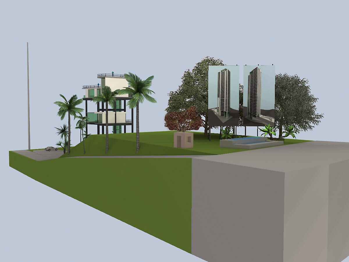 Scaled Display Of The Showroom