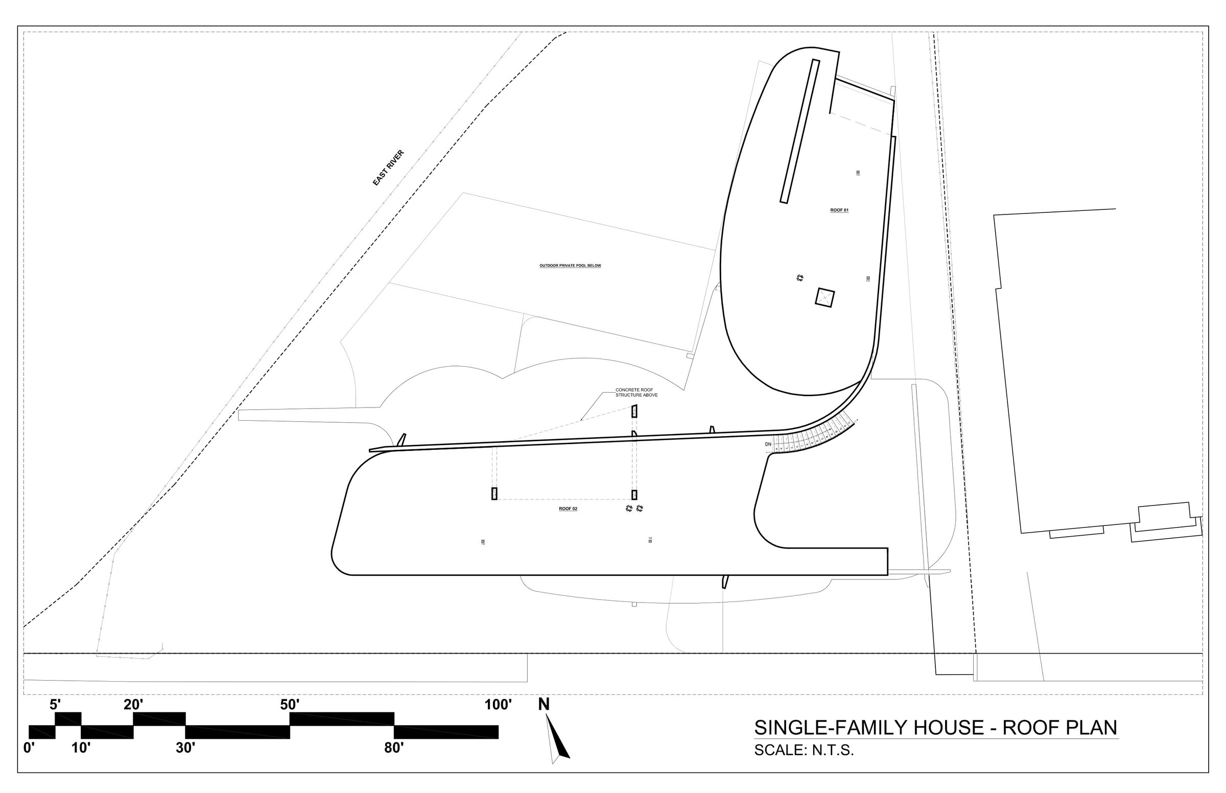 bluarch_The Liminal House_roof plan