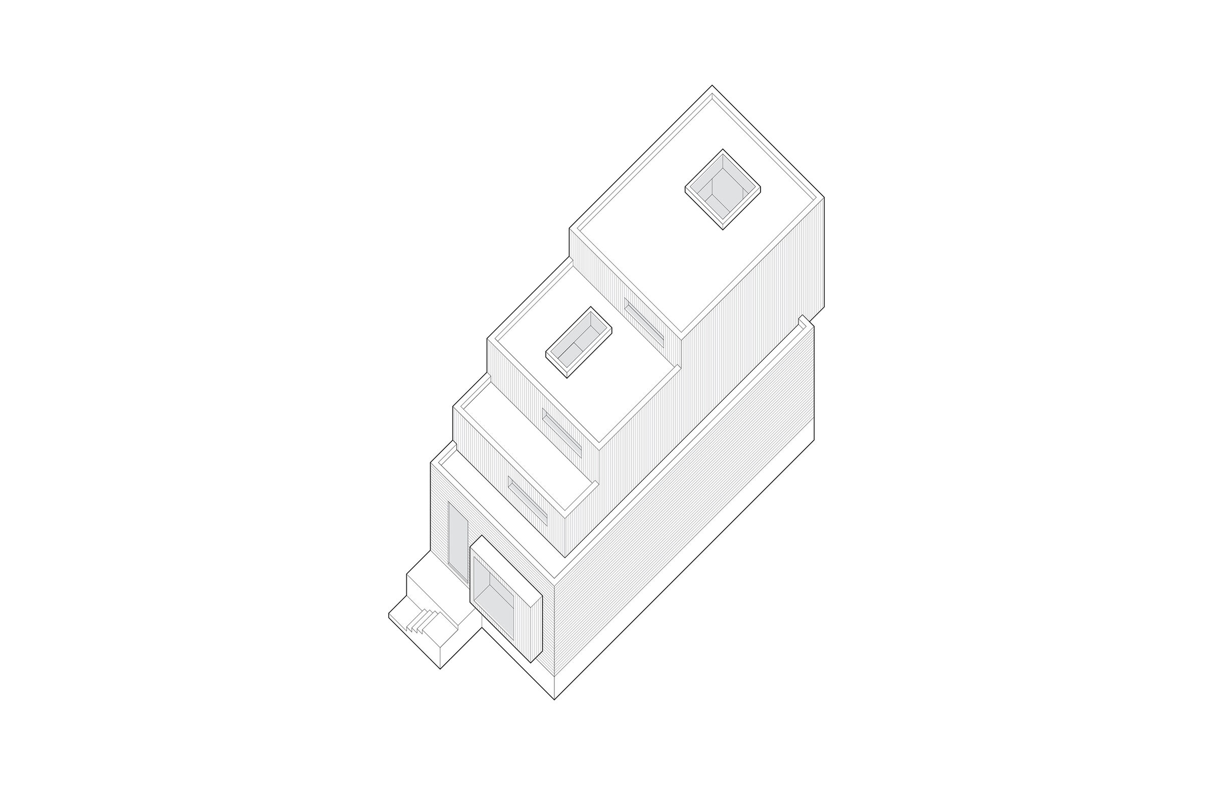 Periscope House / Axonometric Diagram