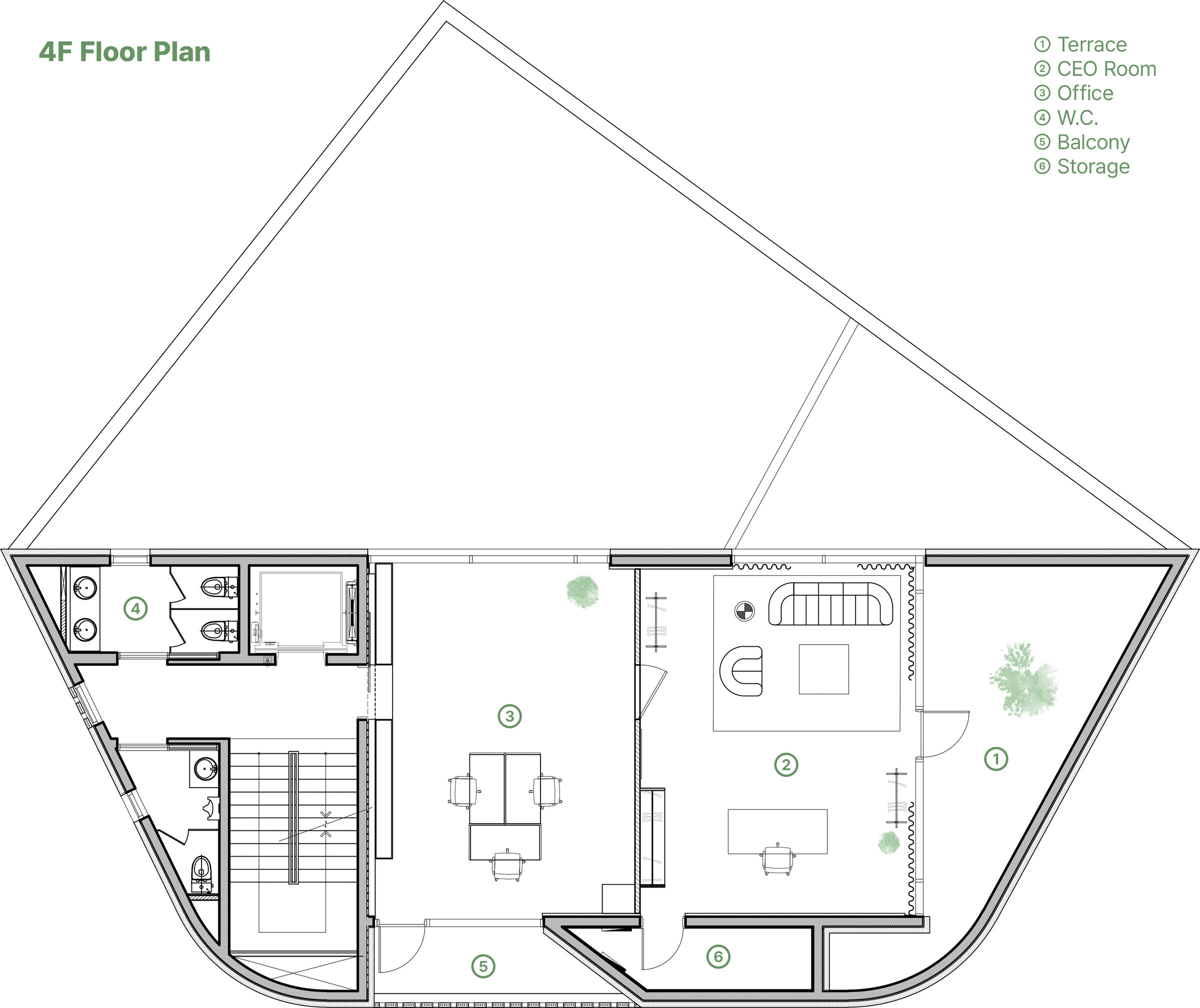 4th Floor Plan