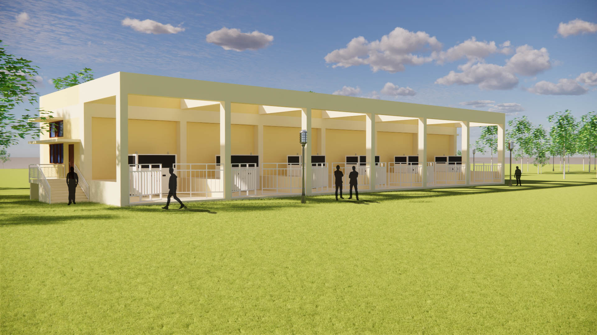Five individual substations are sprawled across an expansive residential township area of 17,975 sq.ft.